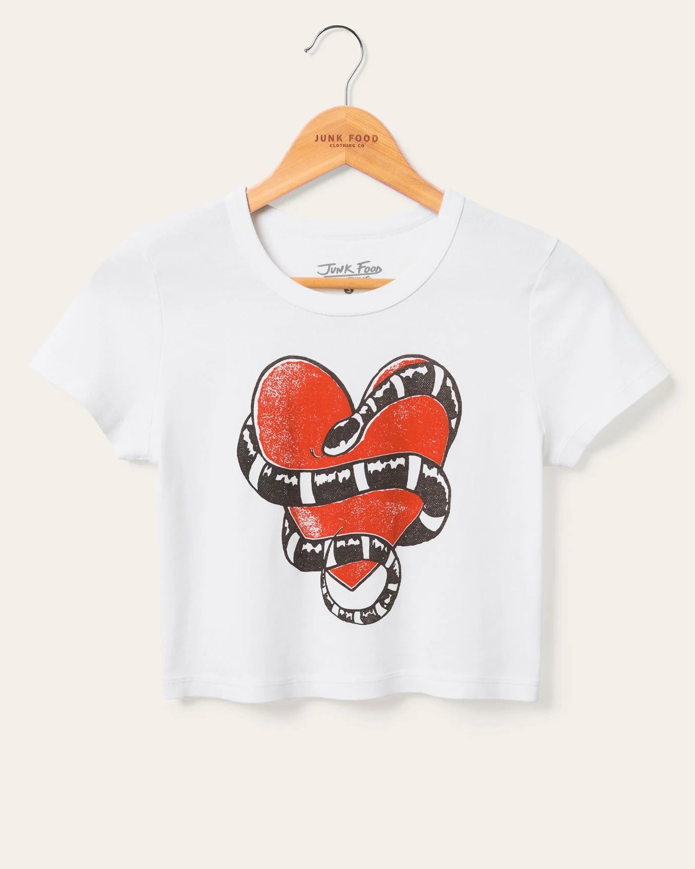 Snake Heart Baby Tee