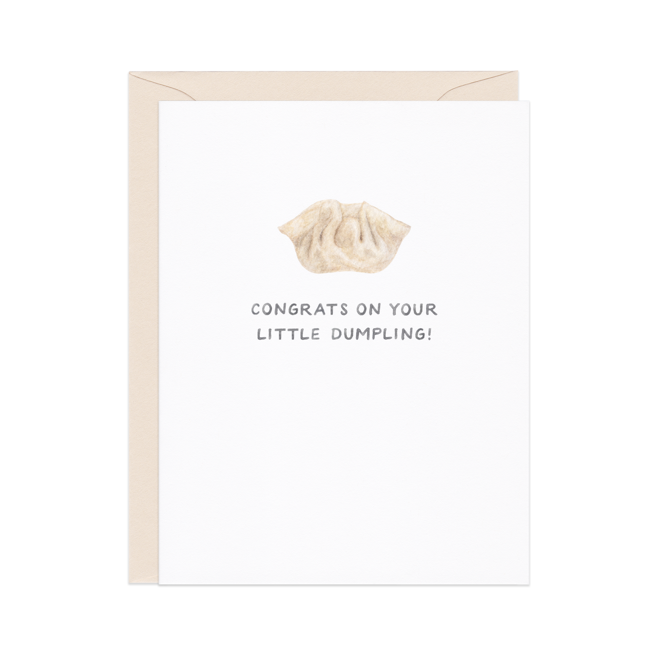Amy Zhang - Little Dumpling — Asian Food Pun New Baby Card