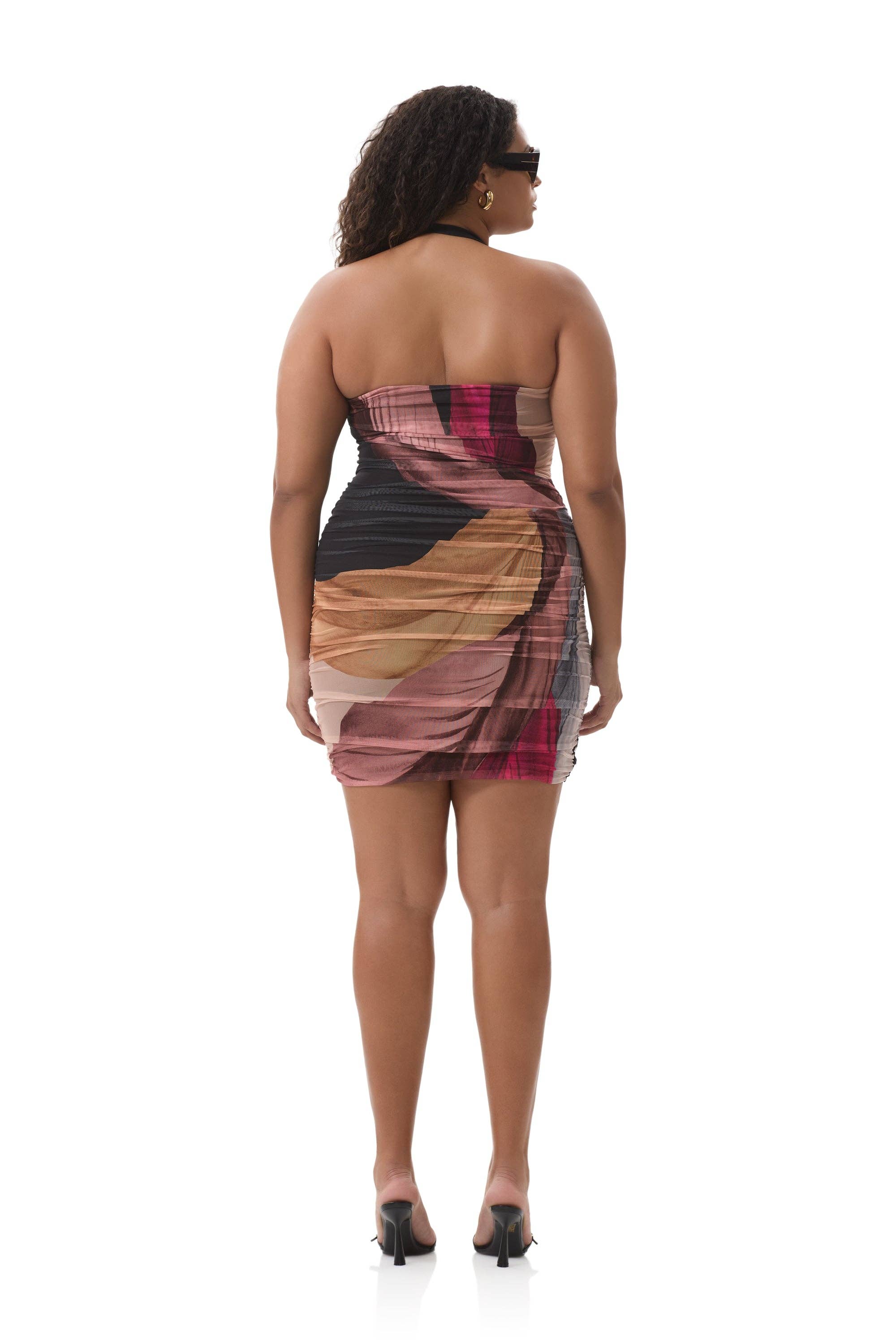 AFRM - Bonnie Dress - Feather Fan