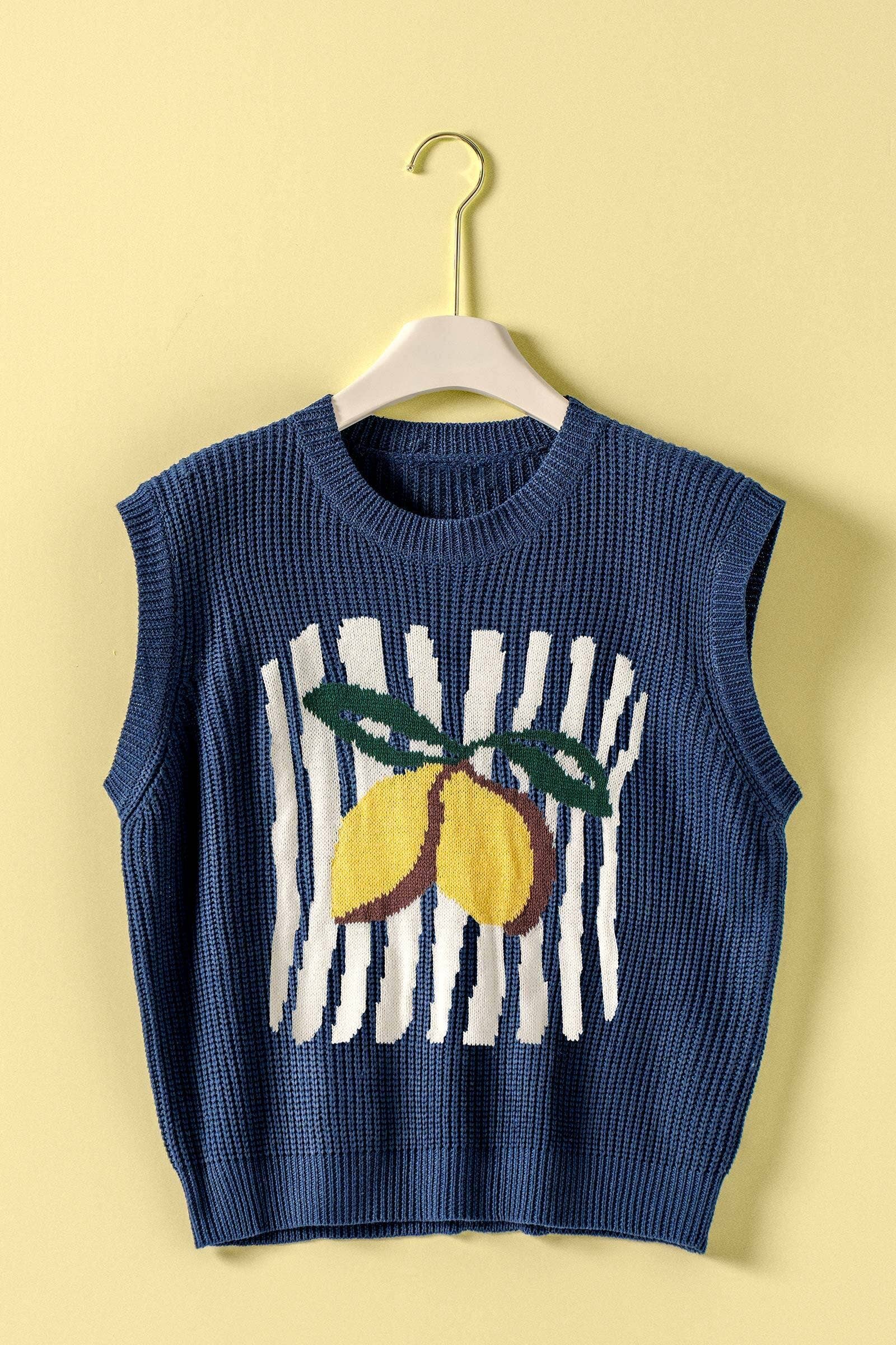 Seaside Citrus Sweater Vest