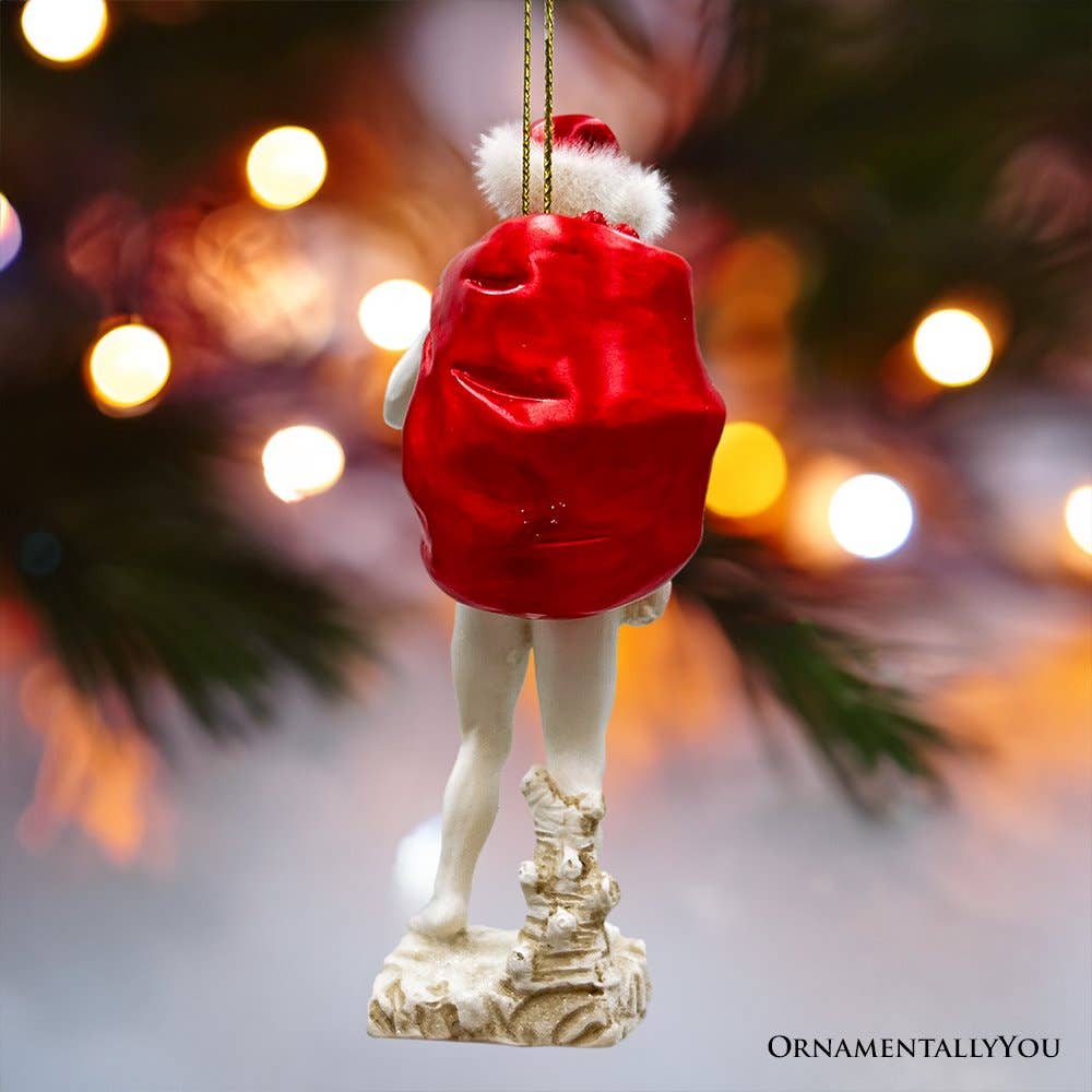 OrnamentallyYou - Festive Statue of David Ornament, Unique Italian Renaissance