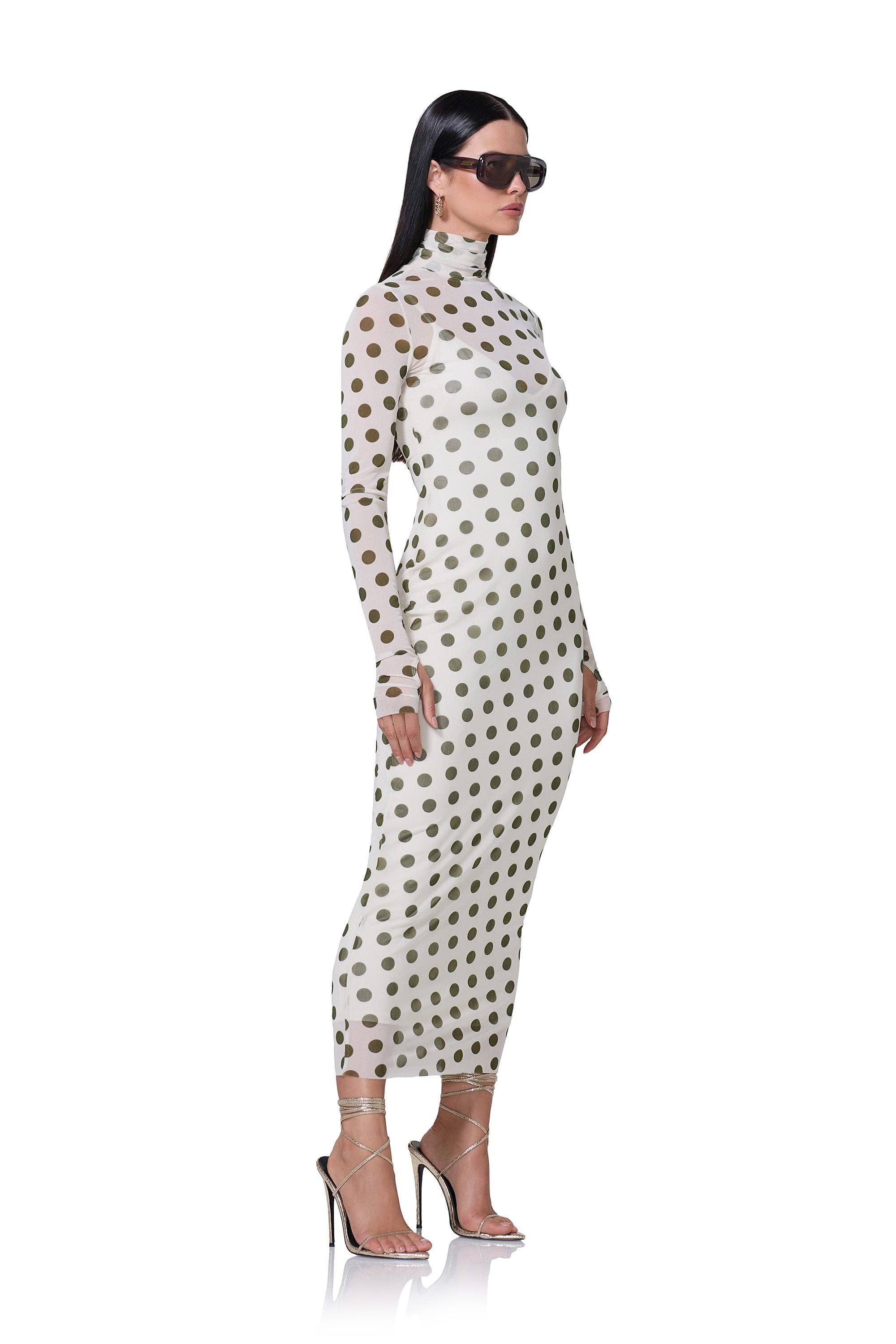 AFRM - Shailene Dress - Birch Dot