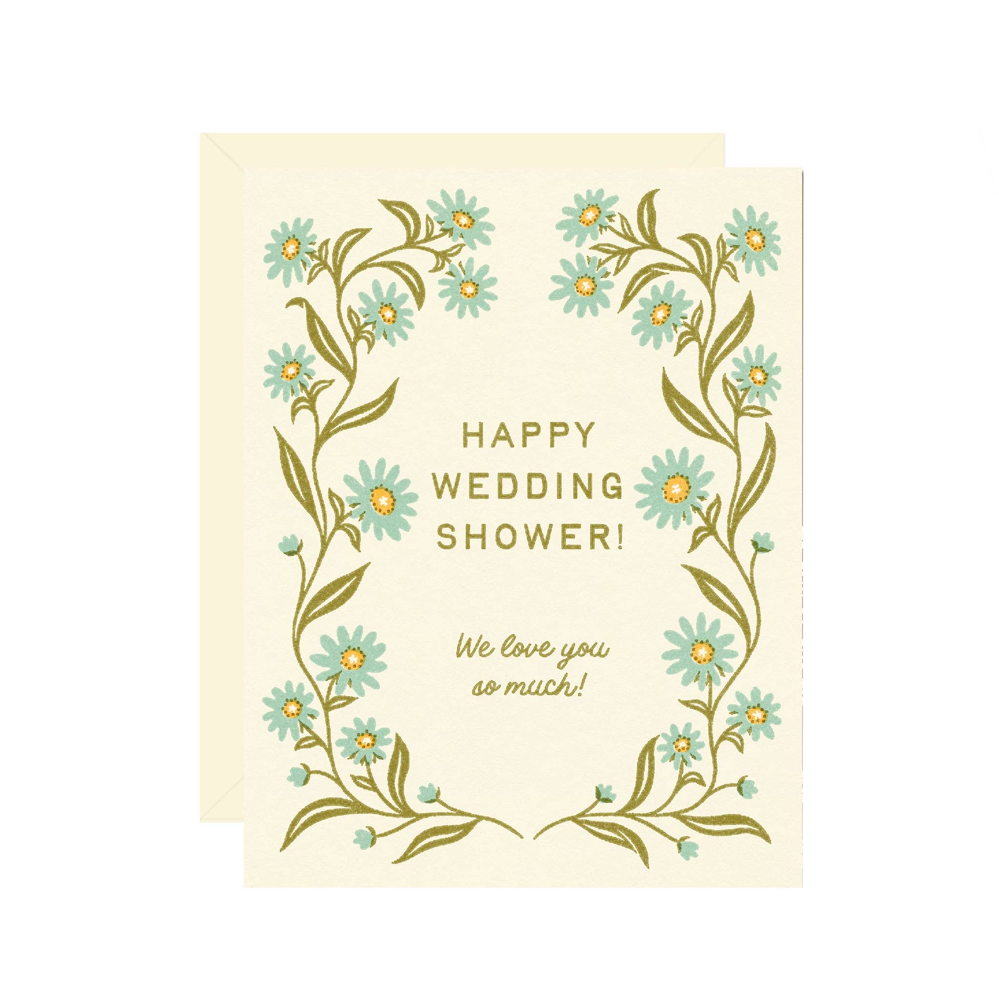 Wallflower Paper & Party - Daisy Wedding Shower Greeting Card
