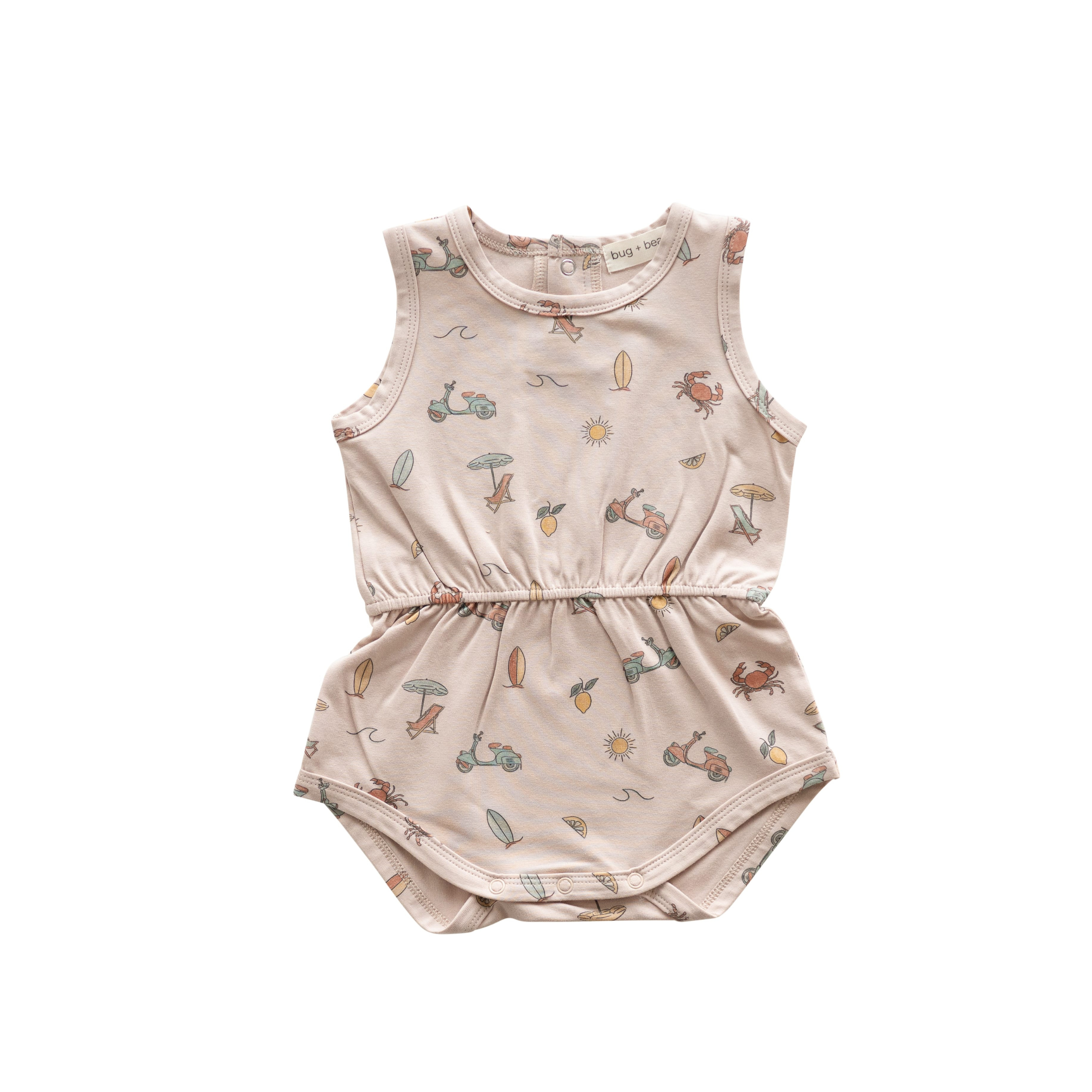 bug + bean kids - Organic Cotton Playsuit – Summer Vibes