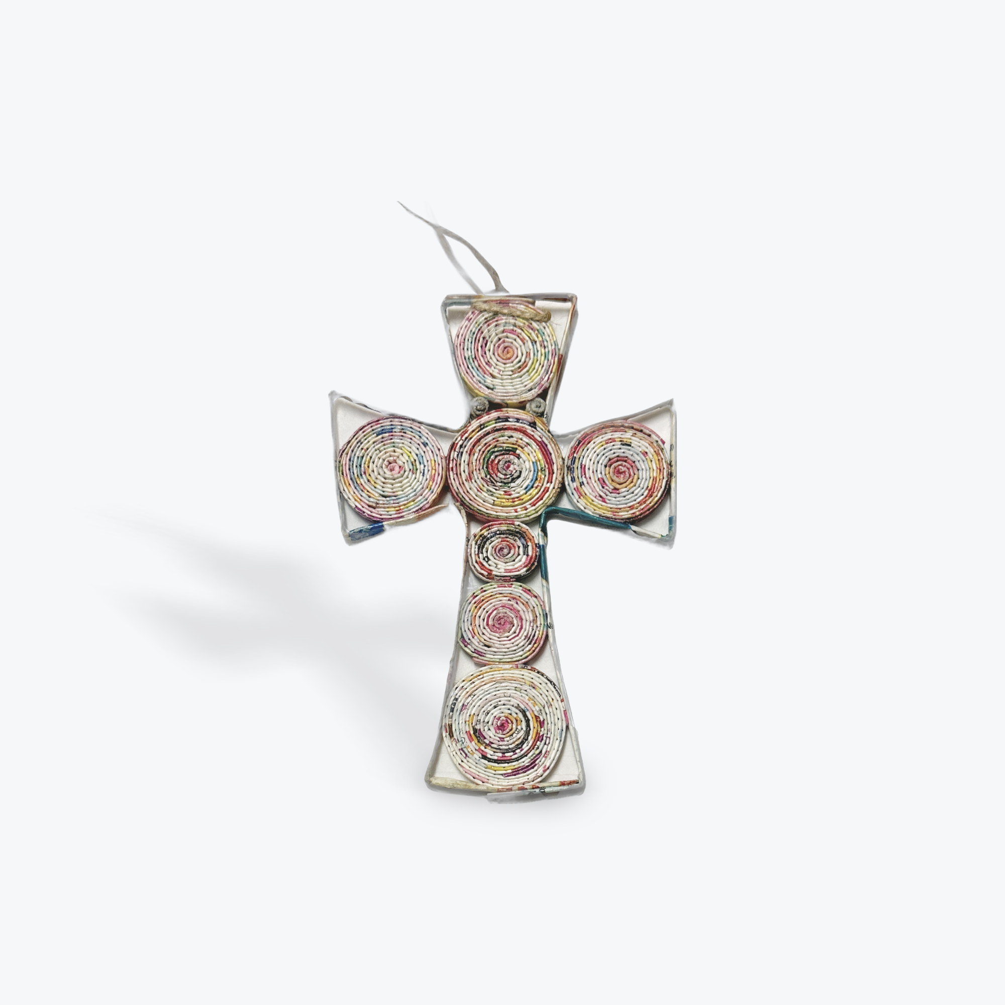 The Upcycled Paper Company - Cross Ornament - Recycled Paper