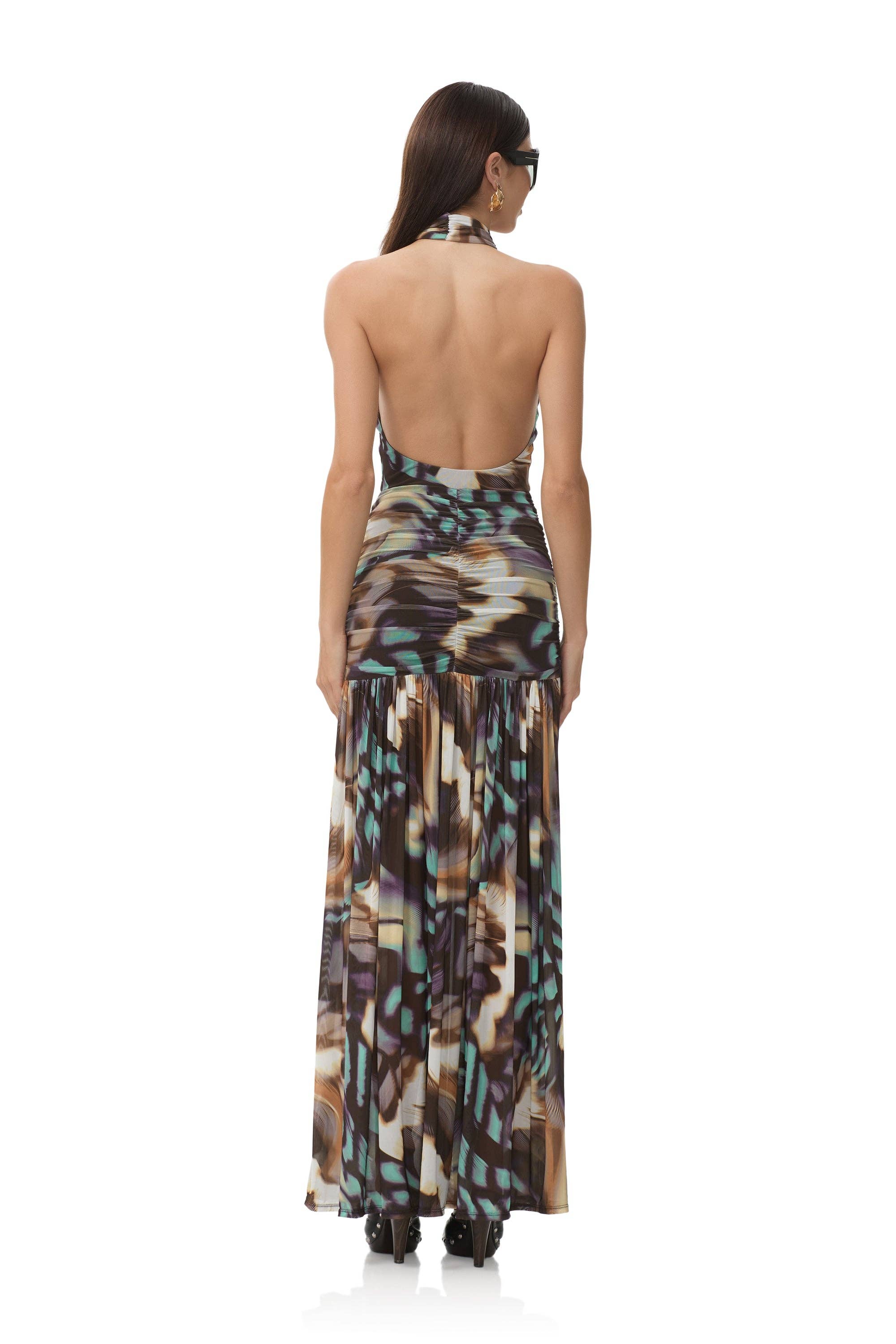 AFRM - Cromwell Dress - Feather Swirl
