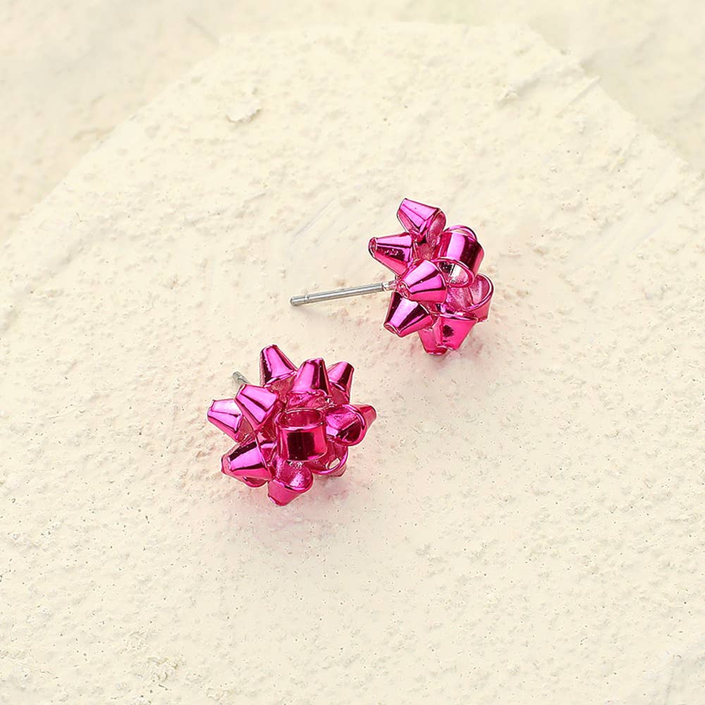 Wona Trading, Inc. - Bourgeois Bow Stud Earrings