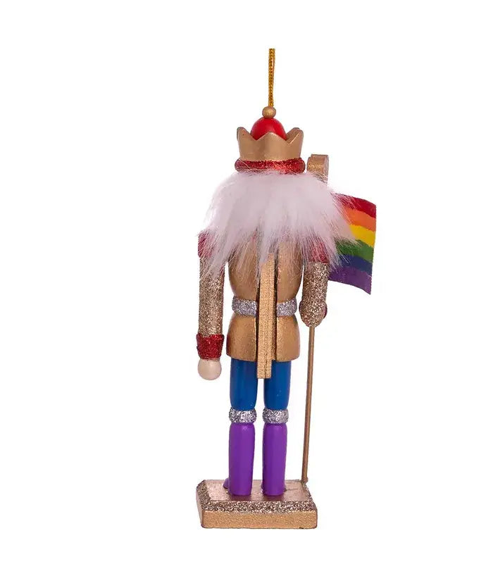 6"WDN GAY PRIDE NUTCRACKER ORNAMENT