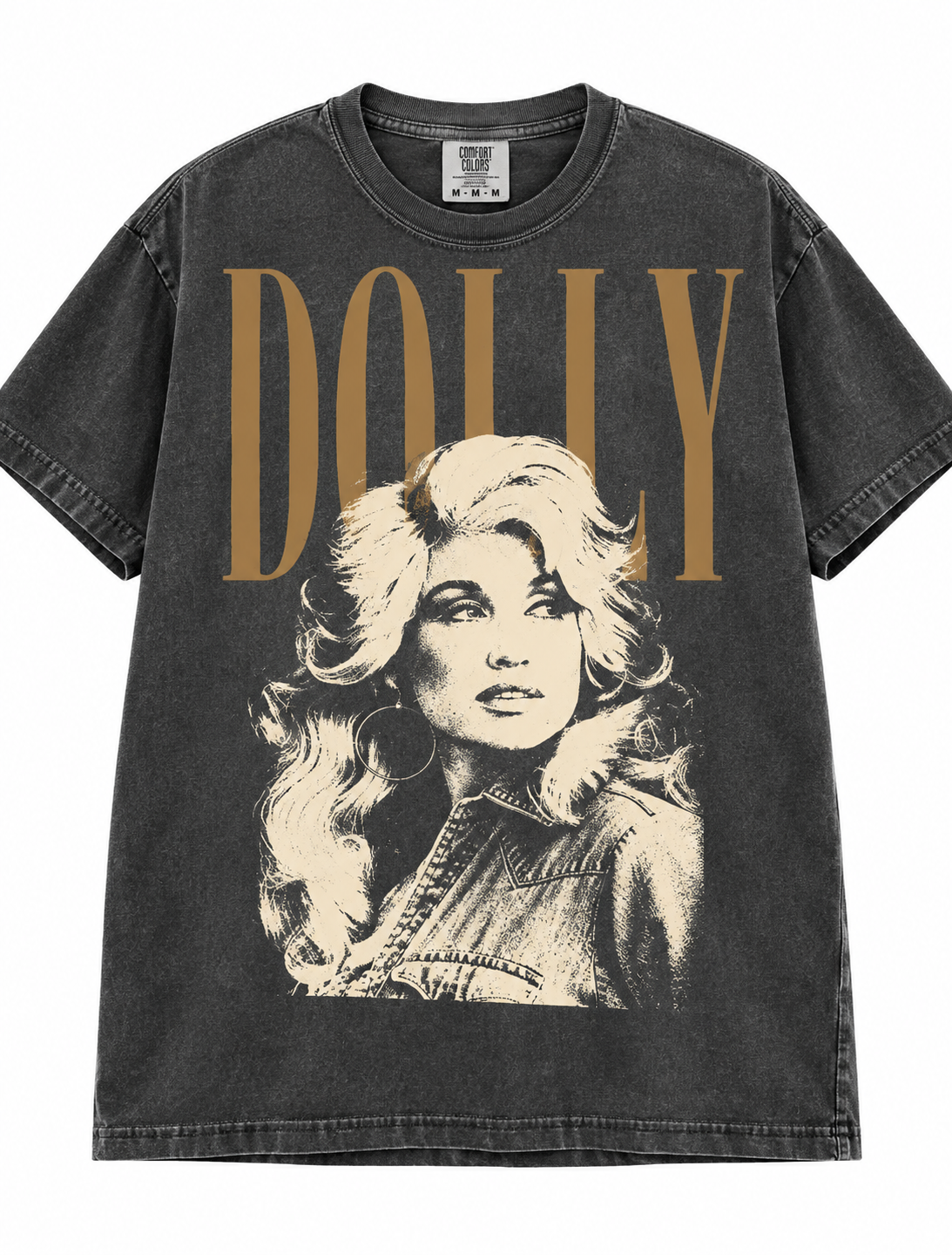 Designcraft LLC - Dolly Parton Comfort Colors Shirt, Retro Country Music Tee