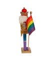 Kurt S. Adler, Inc. - 12"WOODEN GAY PRIDE NUTCRACKER