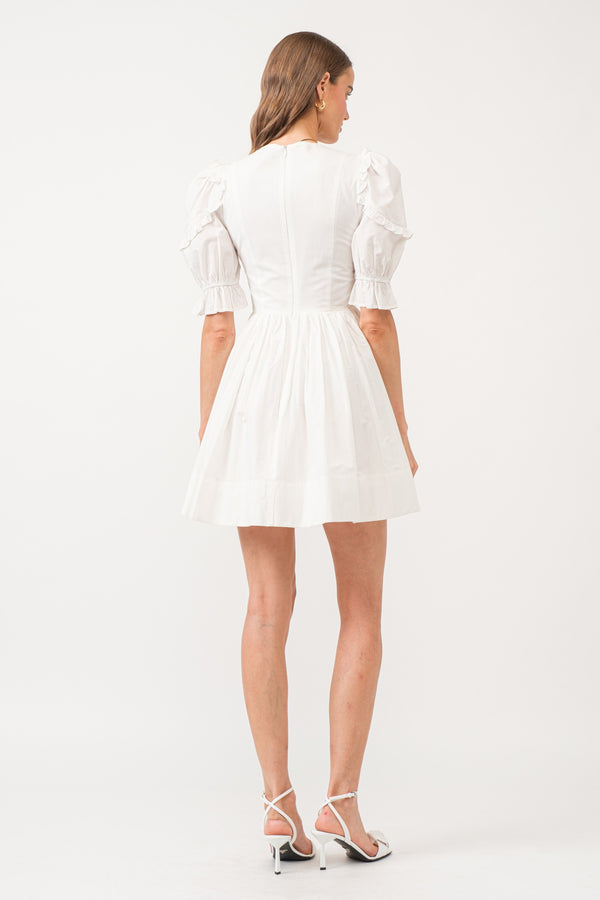 Selina Off White Mini Dress