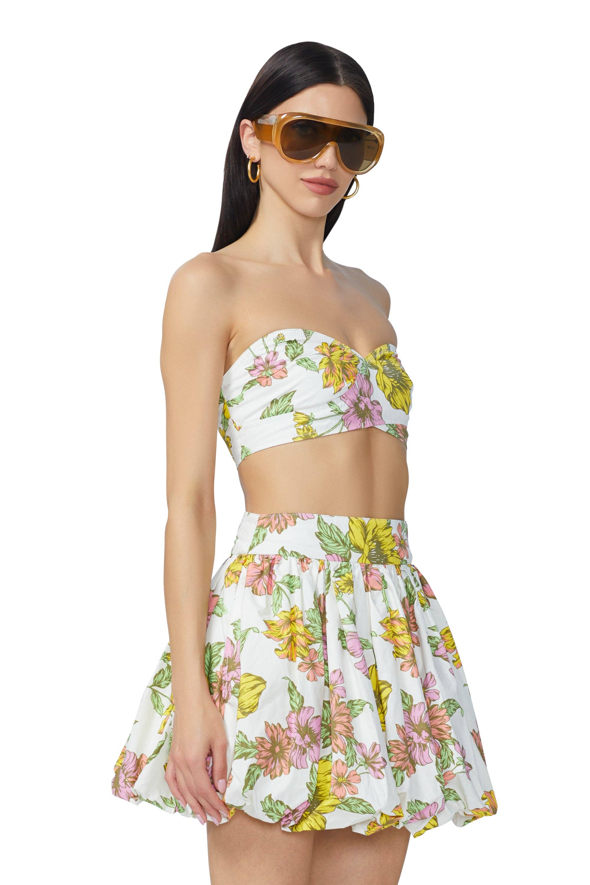 AFRM - Bellamy Bandeau Top - Sunny Floral