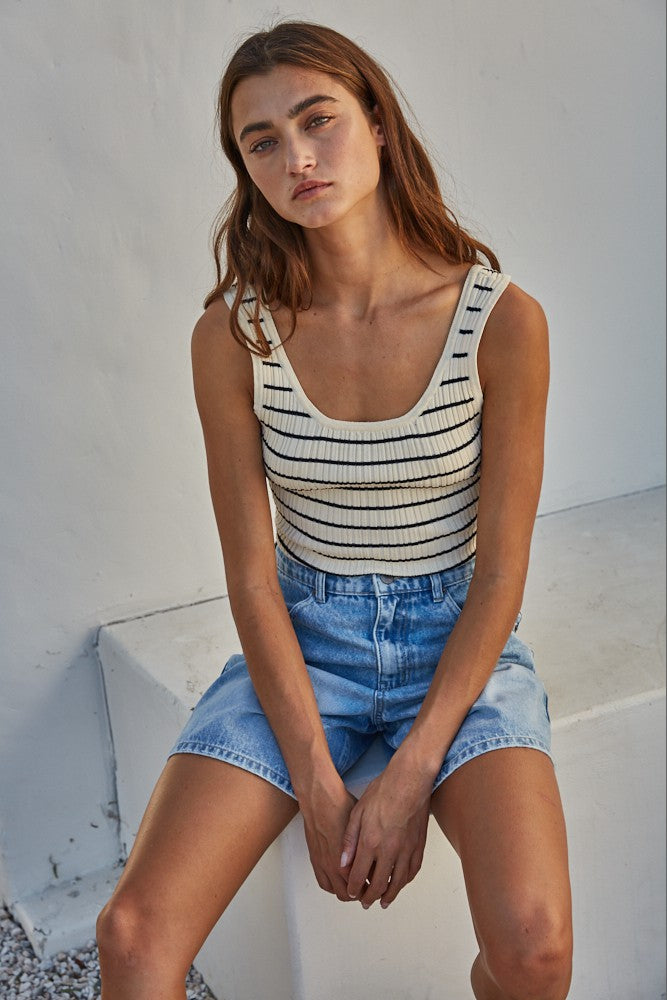 SABRINA STRIPED TANK