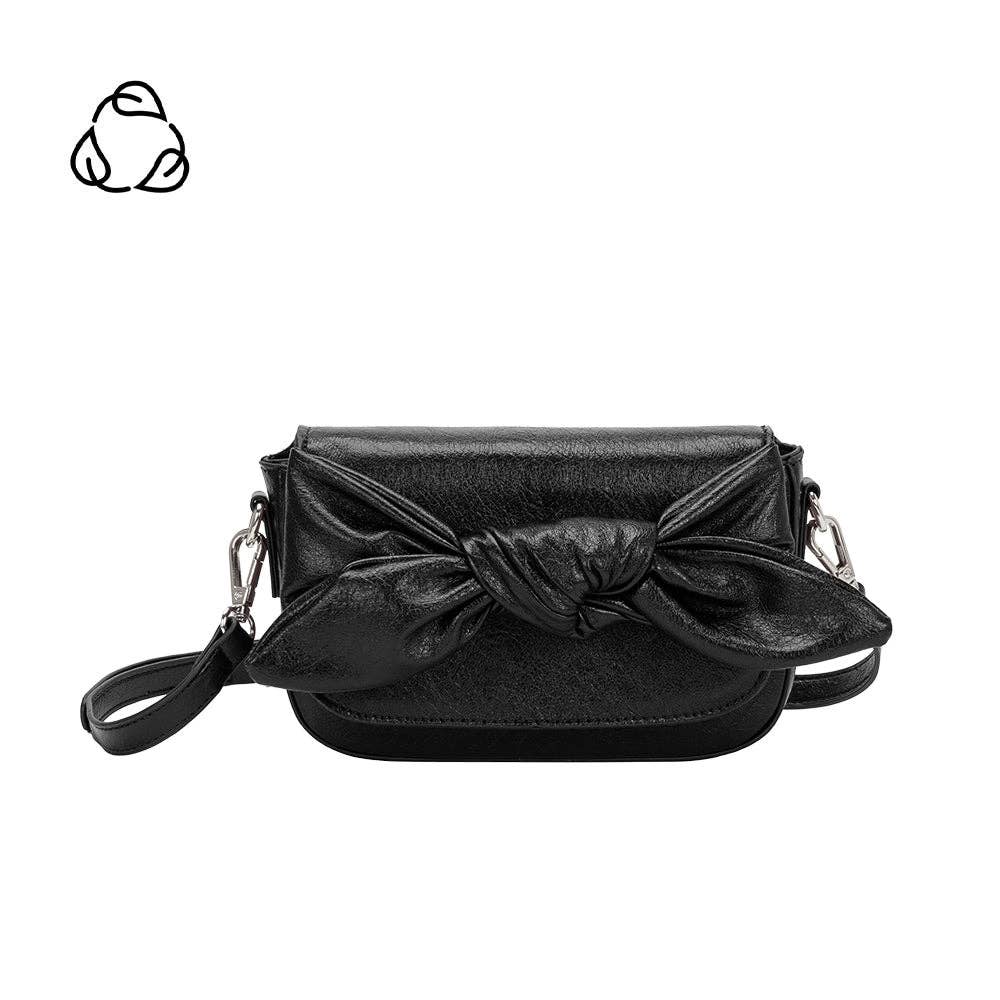 Melie Bianco - Faye Black Recycled Vegan Crossbody Bag