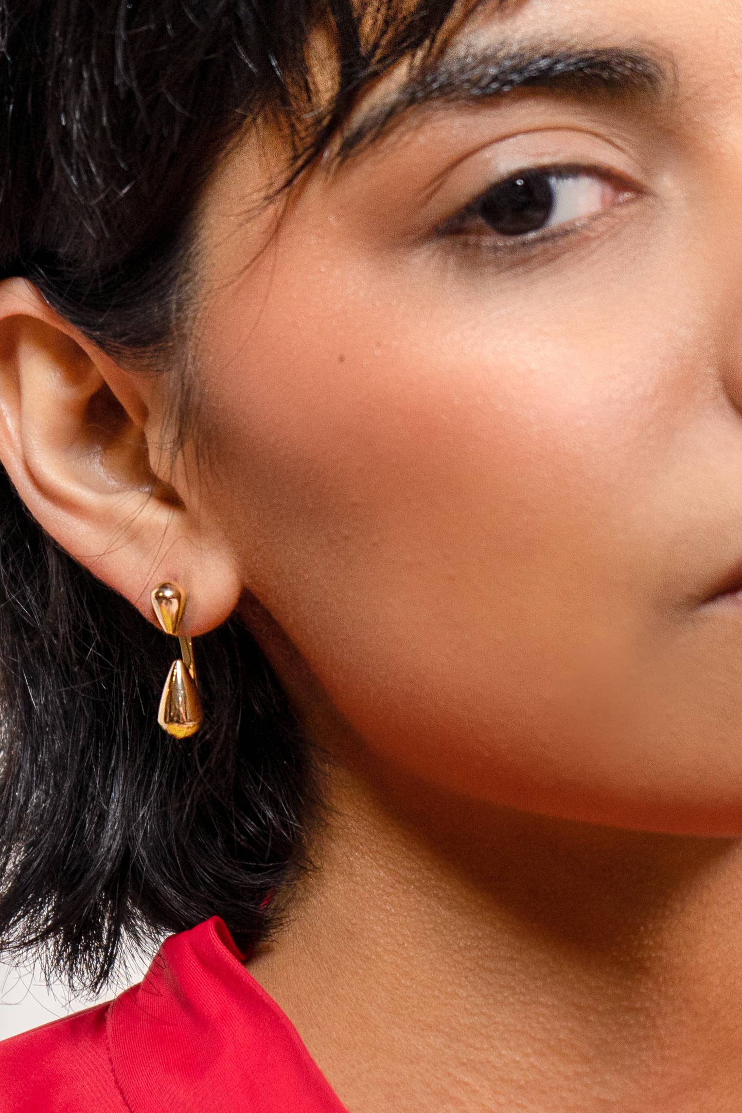 Peter and June - Gold Rush Layered Earring