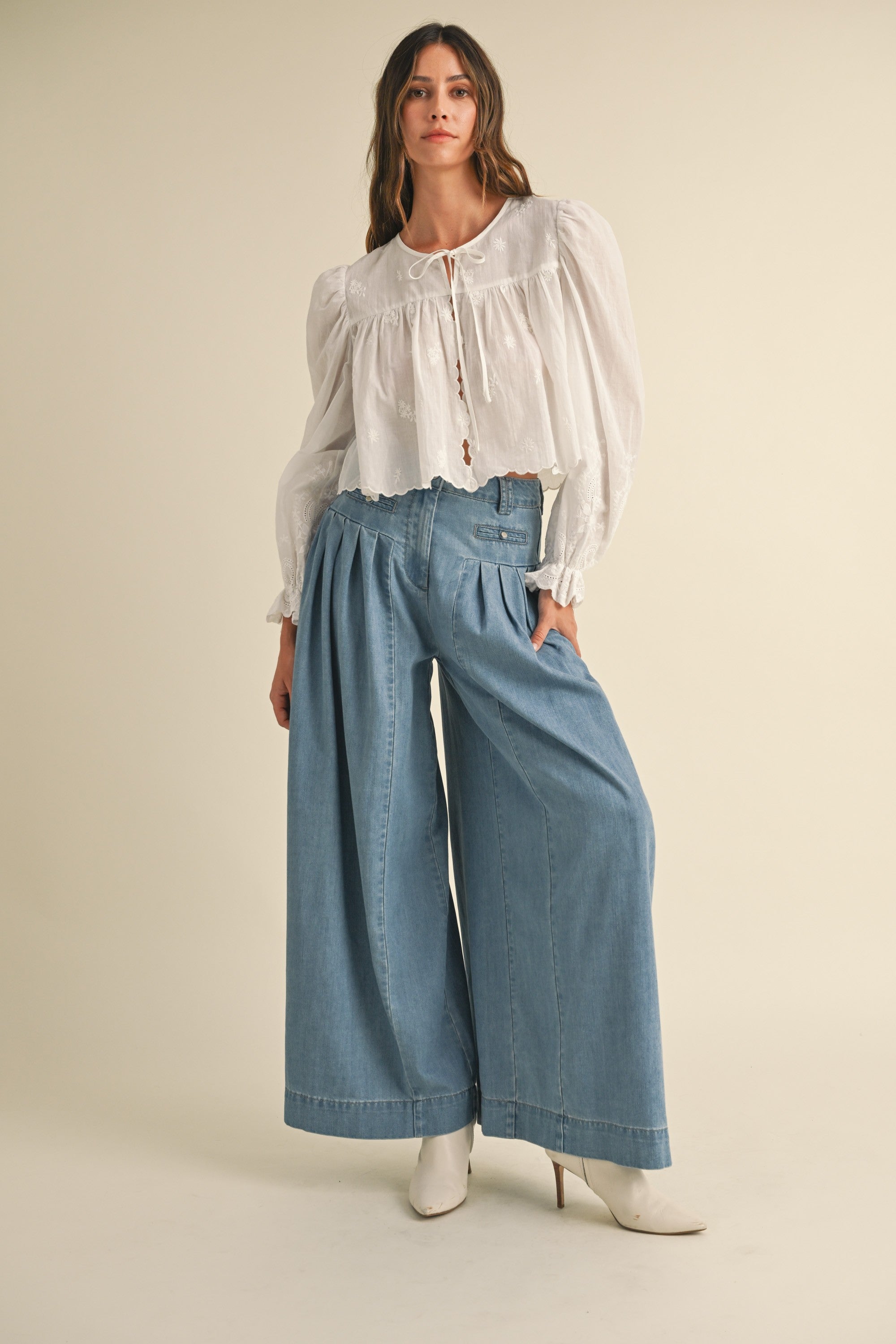 Mable wide leg