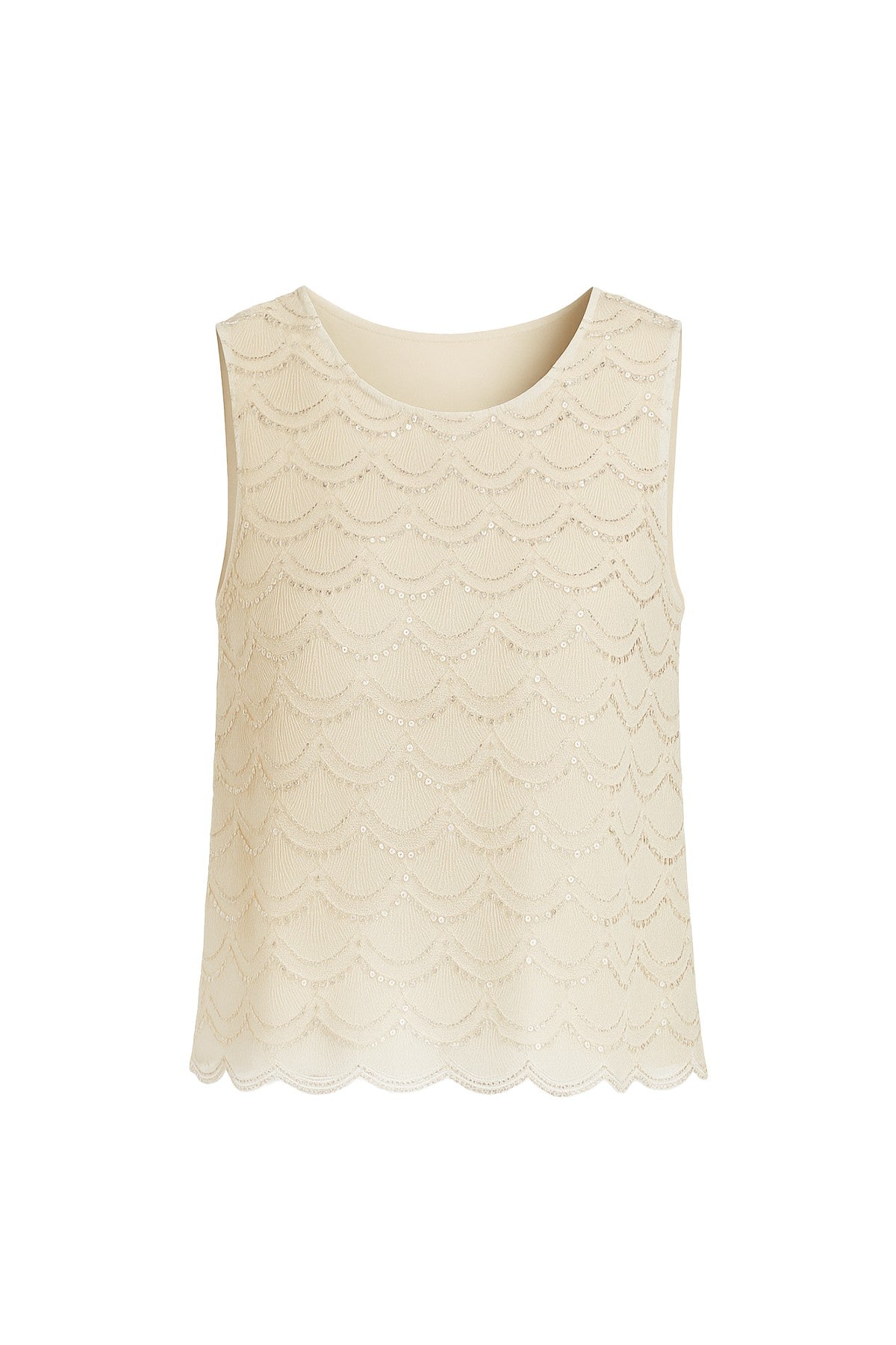 Myrtle Beaded Sleeveless Top
