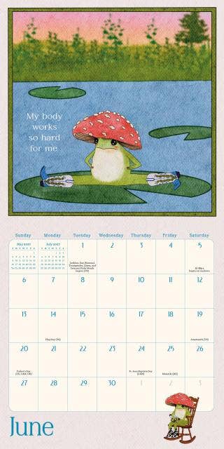Hachette Book Group - Little Frog's Guide to Self-Care Mini Wall Calendar 2027
