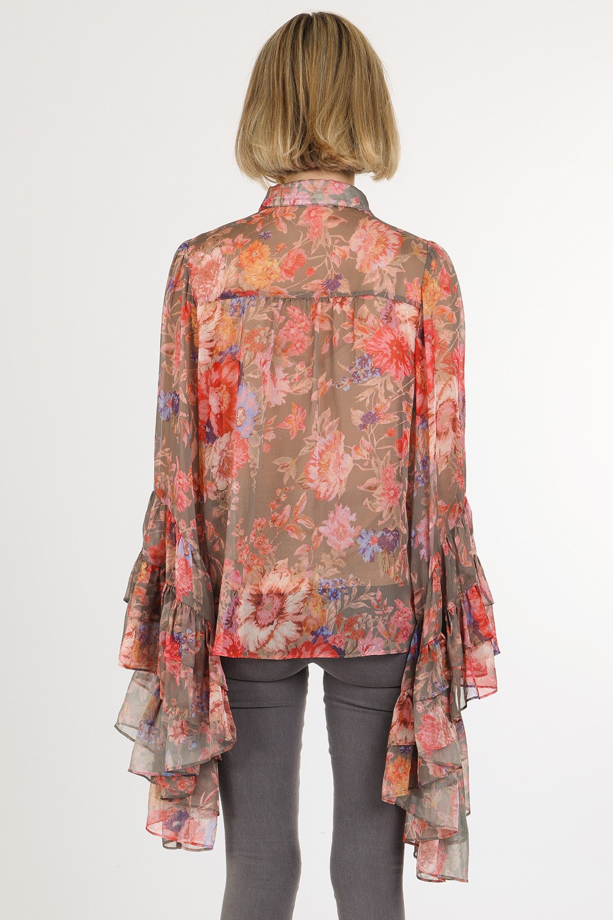 Fall Flowers Boho Top