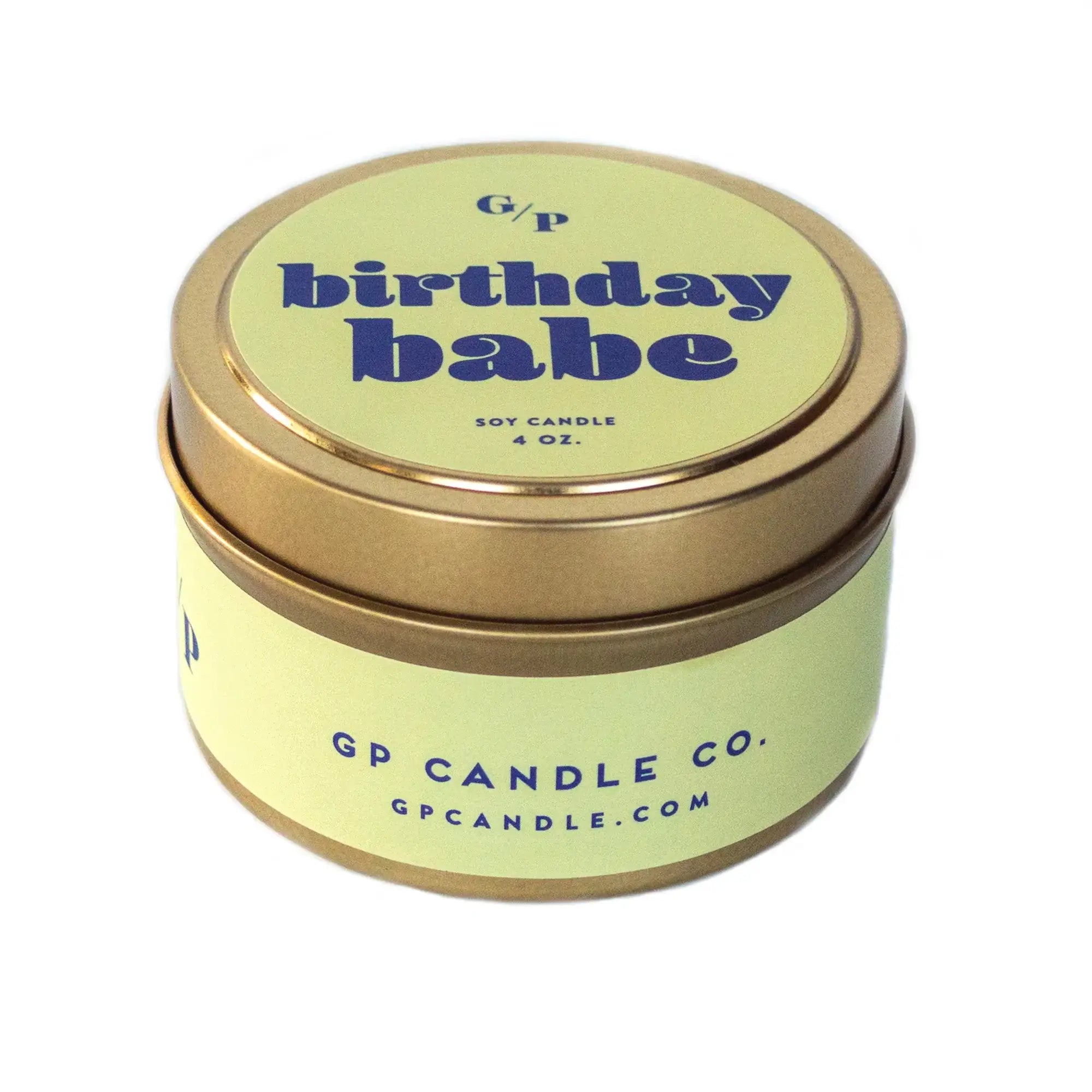 GP Candle Co. - Birthday Babe Just Because 4 oz. Candle Tin