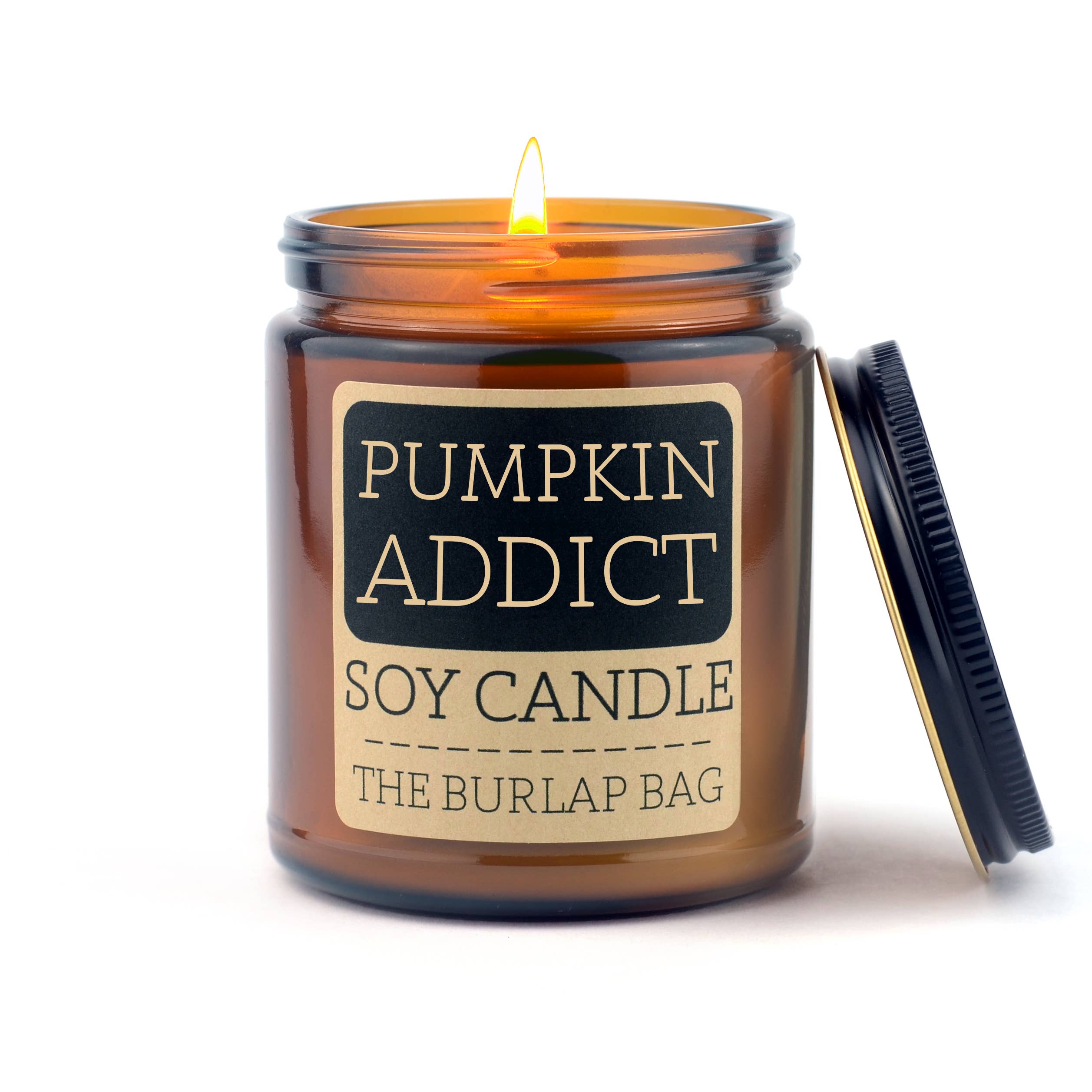 The Burlap Bag - Pumpkin Addict - Soy Candle 9oz