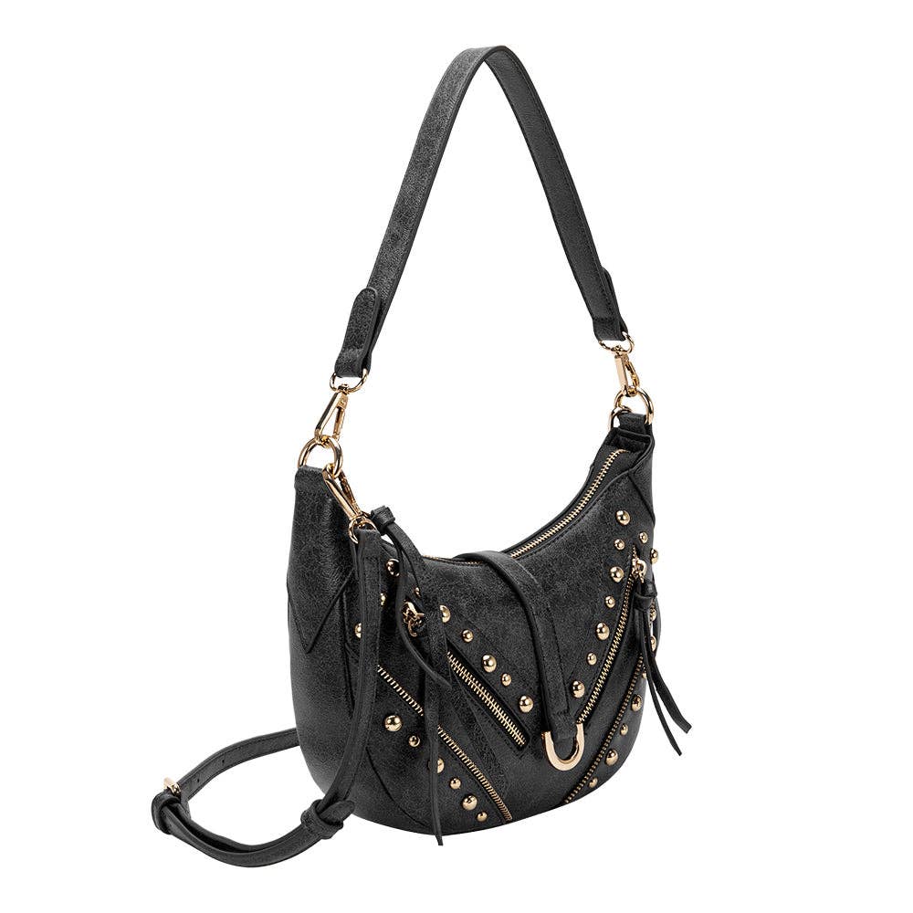 Melie Bianco - Maeve Black Recycled Vegan Shoulder Bag