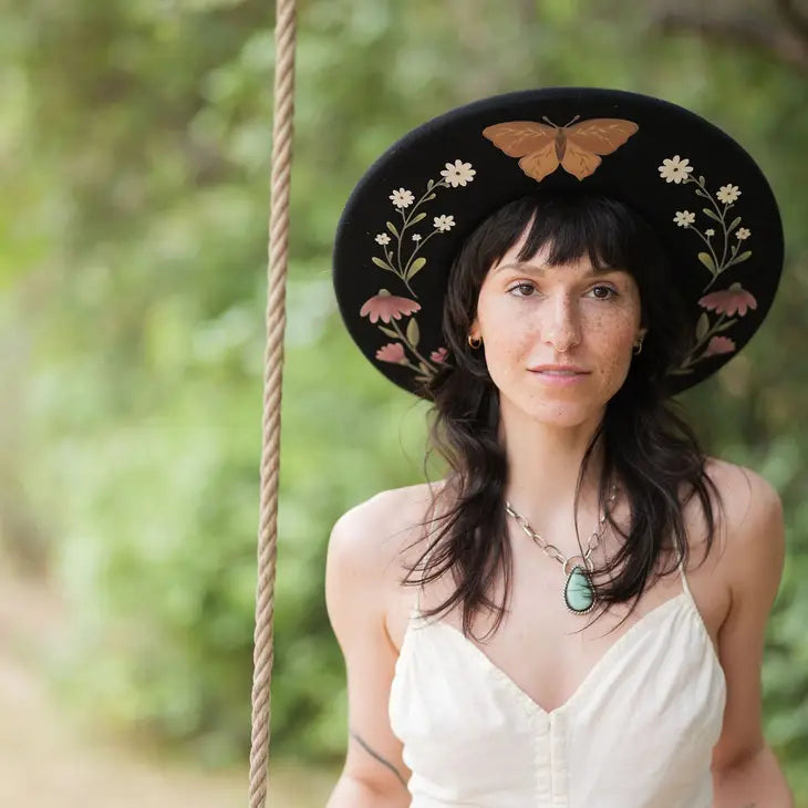 Wild as Heck - The Florence Hat ( rancher, unique, festival, nature)