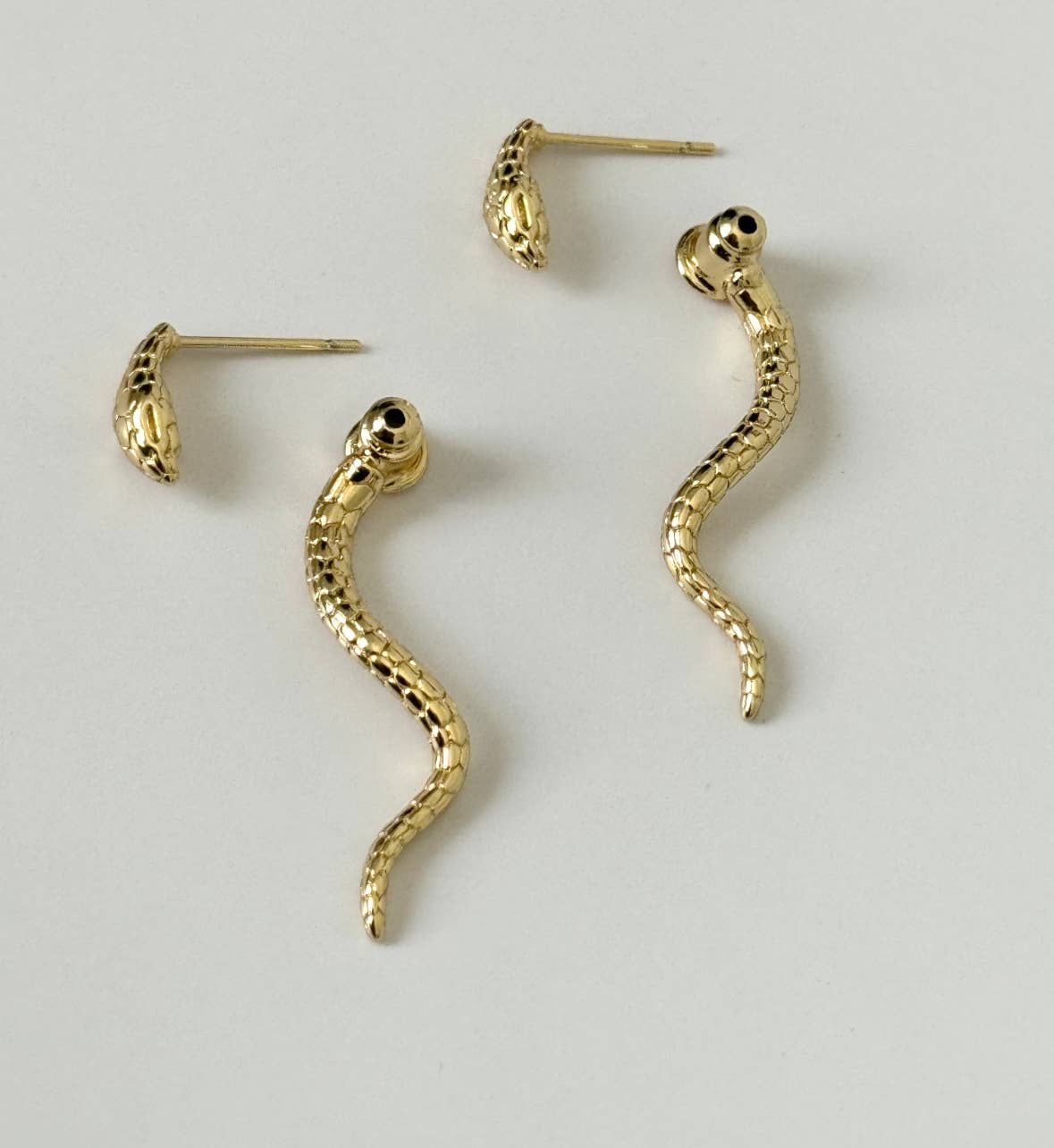 Tramps+Thieves - Cleo Serpent Earrings