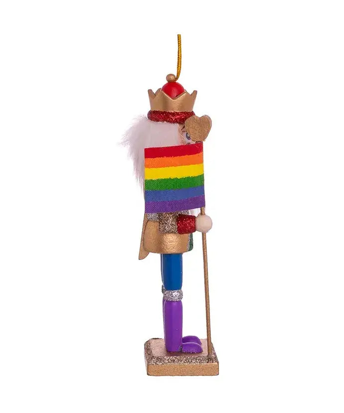 6"WDN GAY PRIDE NUTCRACKER ORNAMENT