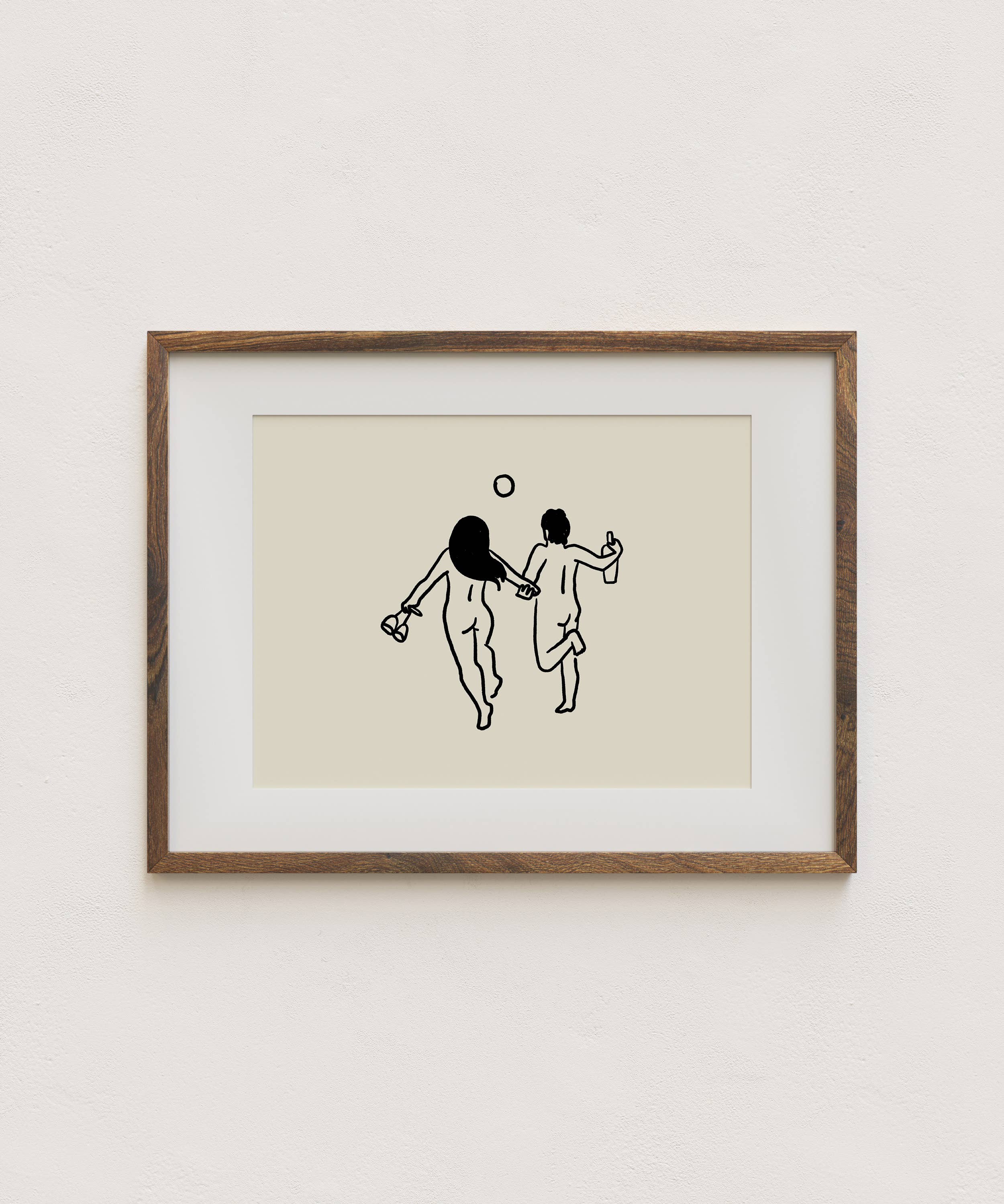 Tumbleweed Design Studio - Wine Lovers Minimal Art Print