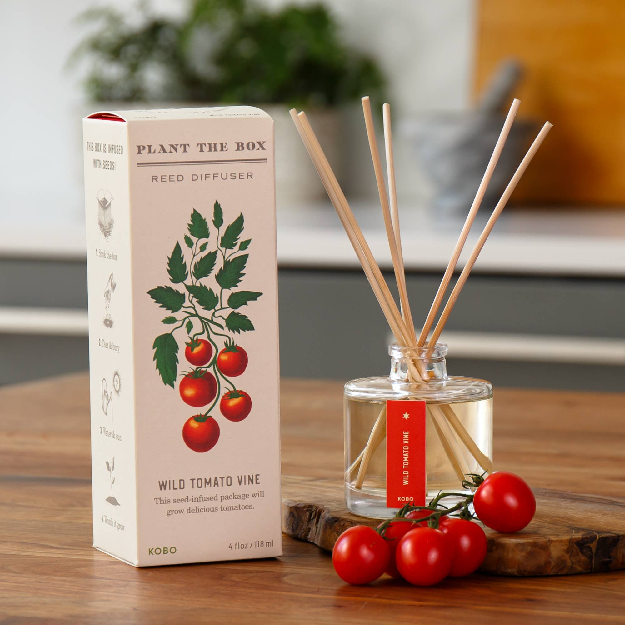 KOBO - Wild Tomato Vine - Plant the Box Diffuser - 4oz