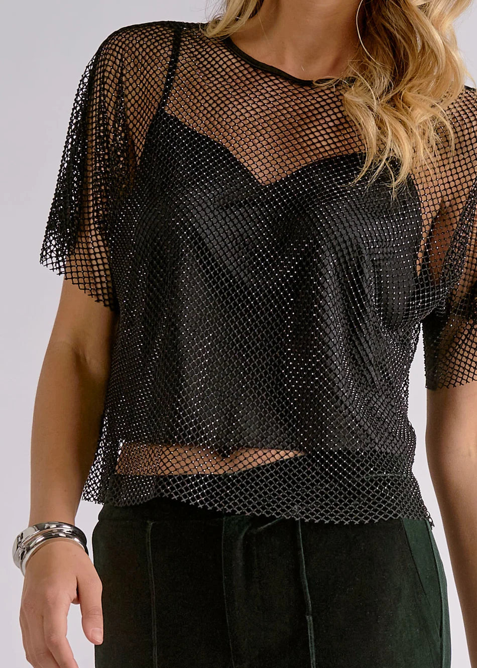 Elan Layered Shine Top