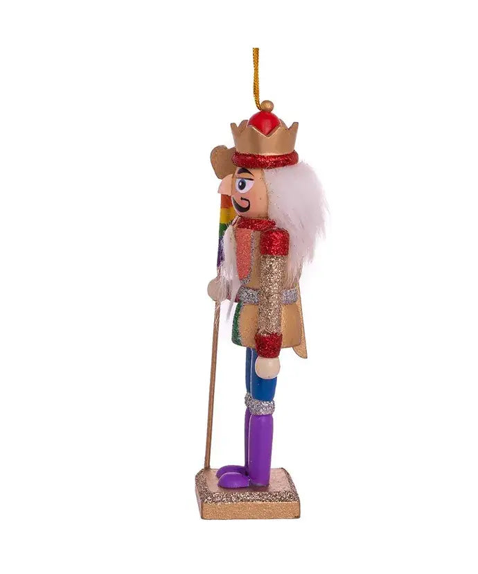 6"WDN GAY PRIDE NUTCRACKER ORNAMENT