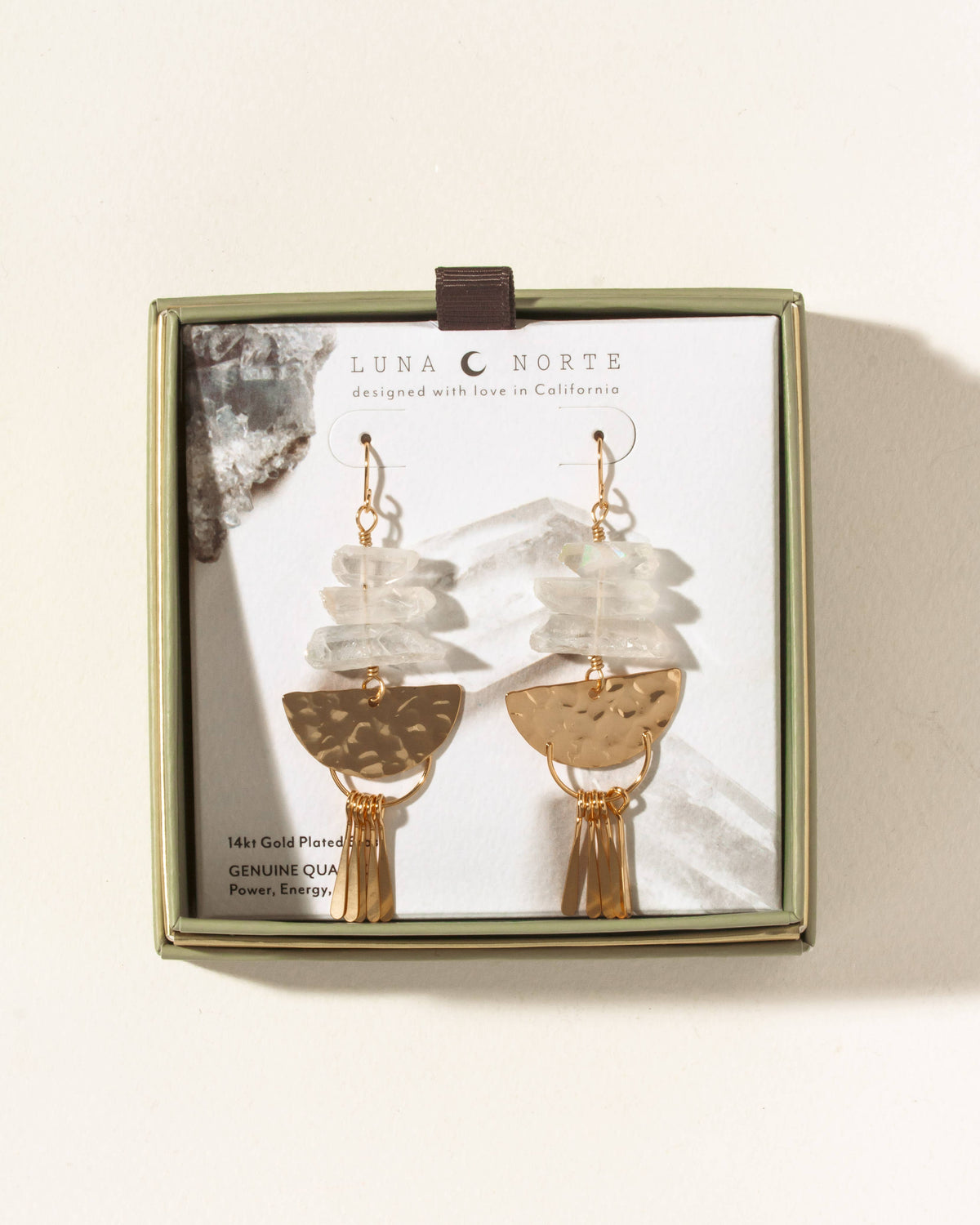 Luna Norte - Desert Fringe Quartz Earrings
