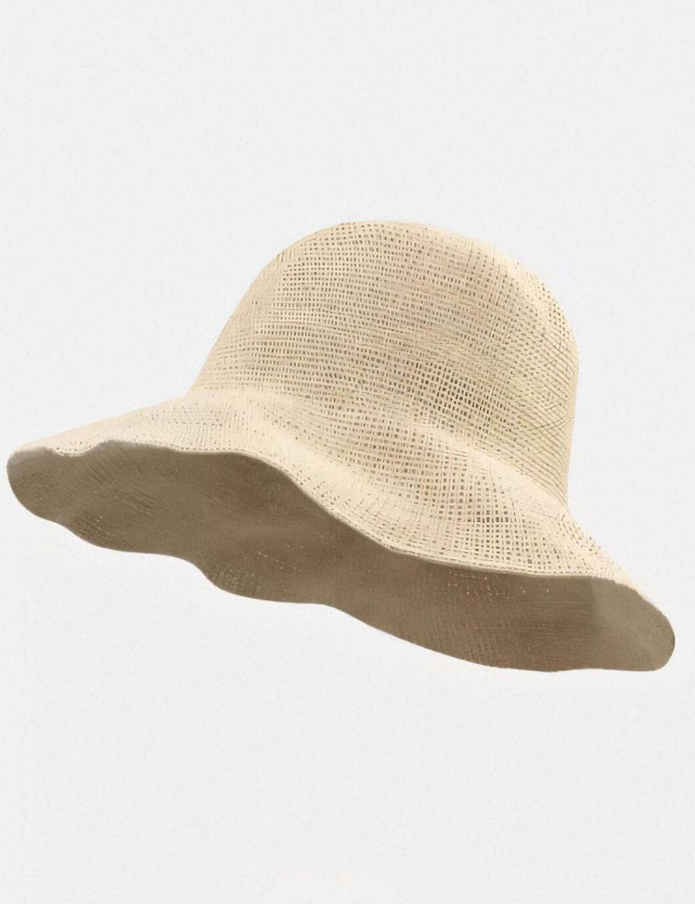 Dipped Shop - Casual Wide Brim Handwoven Straw Bucket Hat