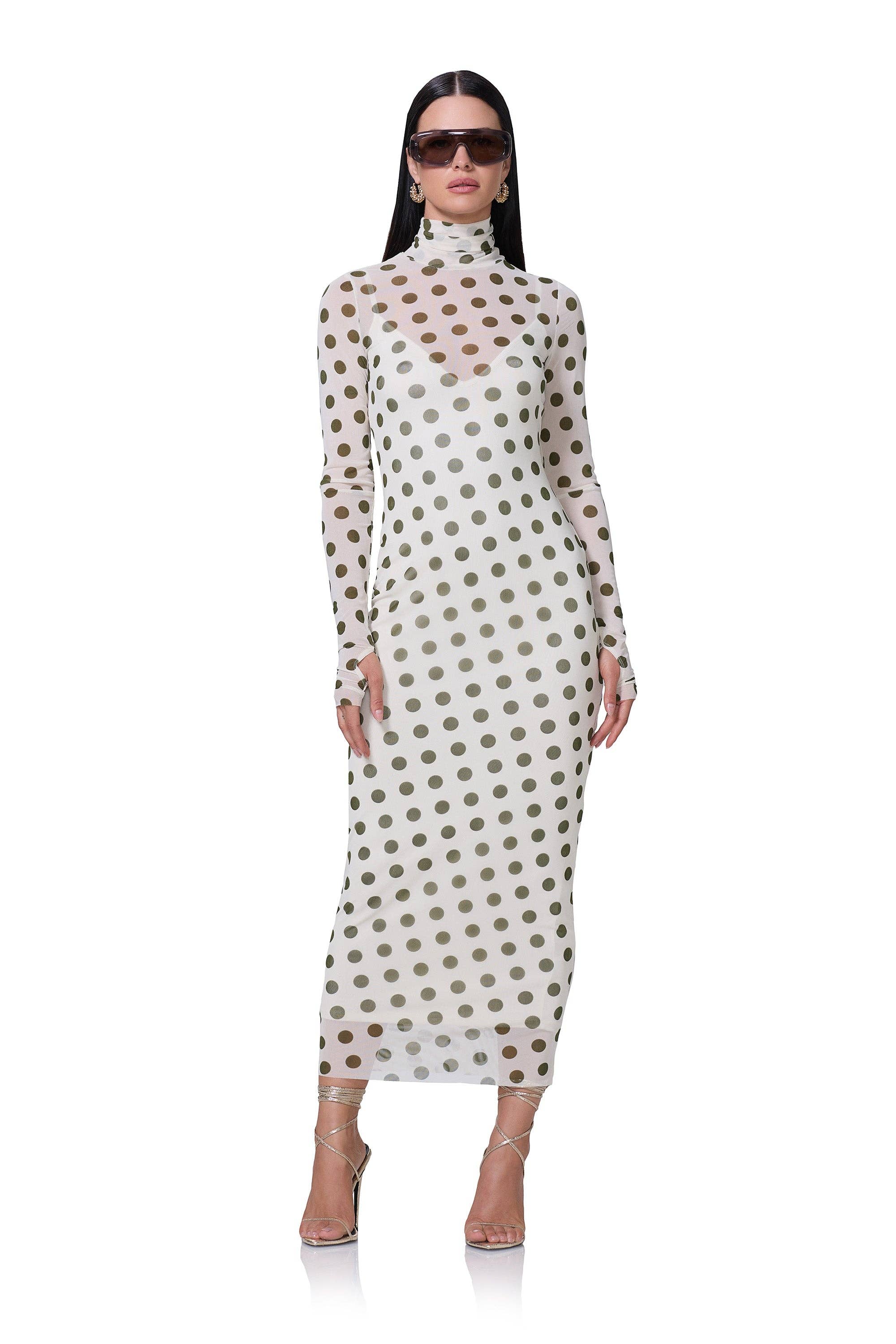 AFRM - Shailene Dress - Birch Dot