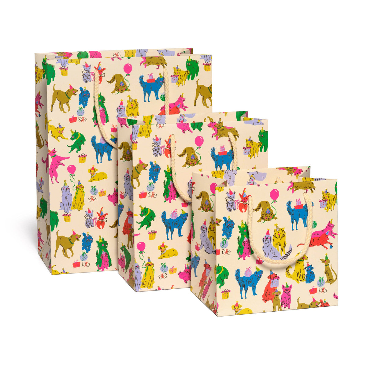 Red Cap Cards - Puppy Party gift bags