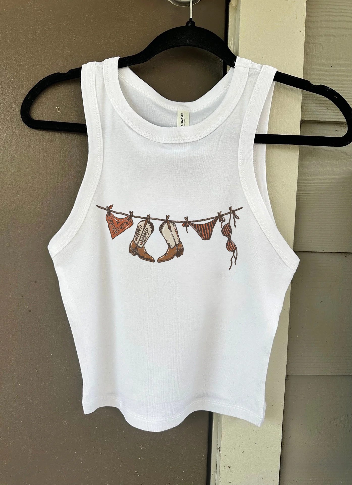 Gunpowder and Glam Boutique - Cowgirl Summer Cropped Tank