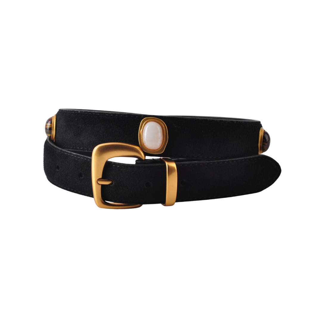 Most Wanted USA - Suede Gemstone Belt