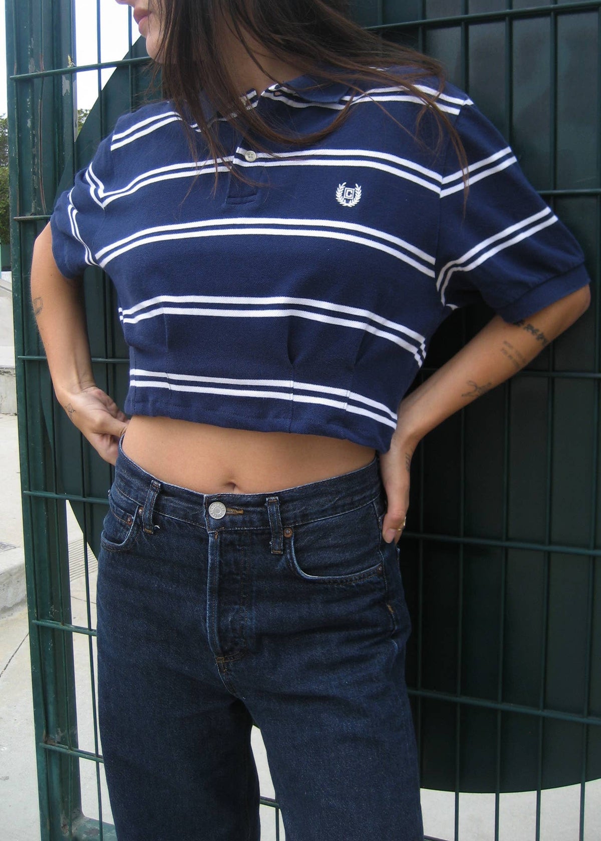 American Recycled Clothing - Cropped Dart Polo Tee Bundle