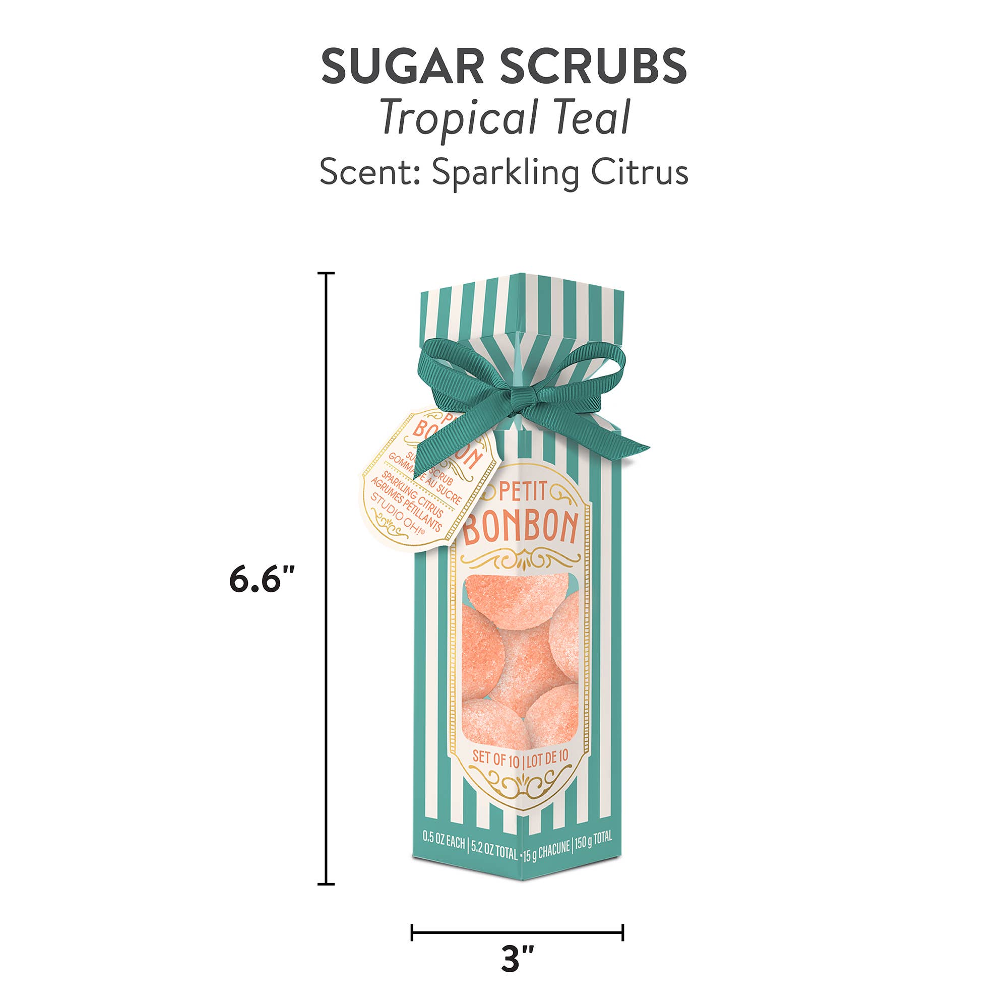 Studio Oh! - Petit Bonbon Tropical Teal Sugar Scrub