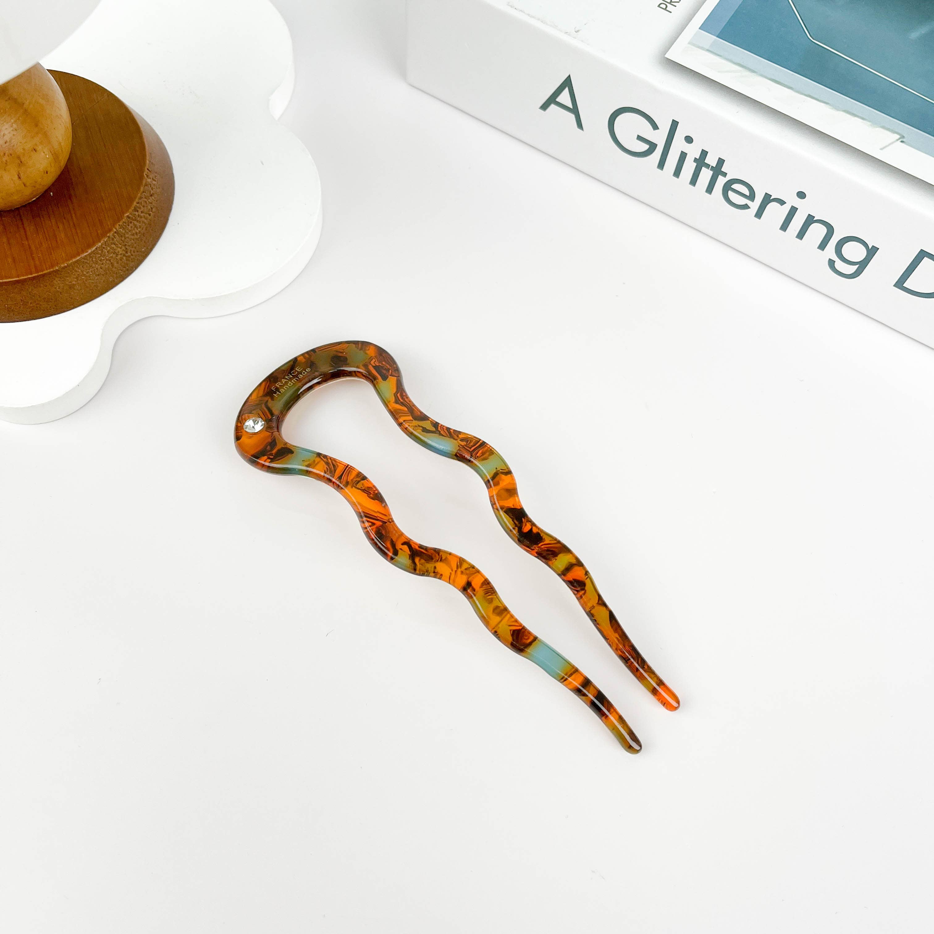 SoapElenGlen - U-Shaped Diamond Hairpin
