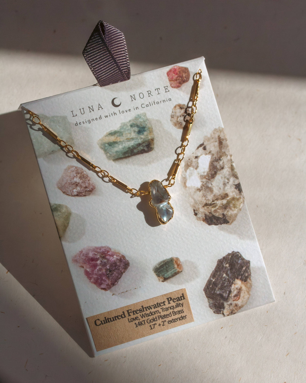 Luna Norte - Tidal Edge Keshi Pearl Necklace