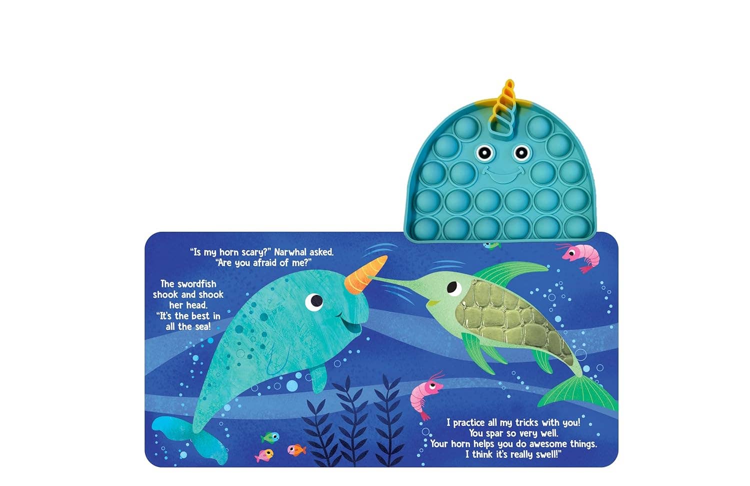 Little Hippo Books - Little Narwhal - Your Sensory Fidget Friend