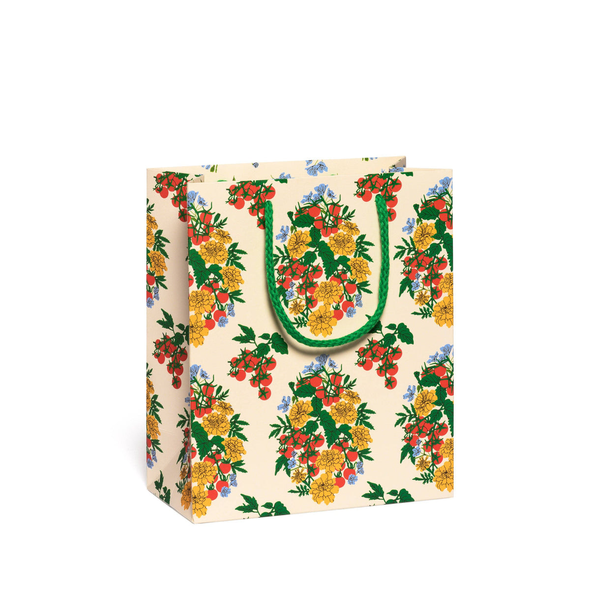 Red Cap Cards - Tomato Blossoms medium gift bag