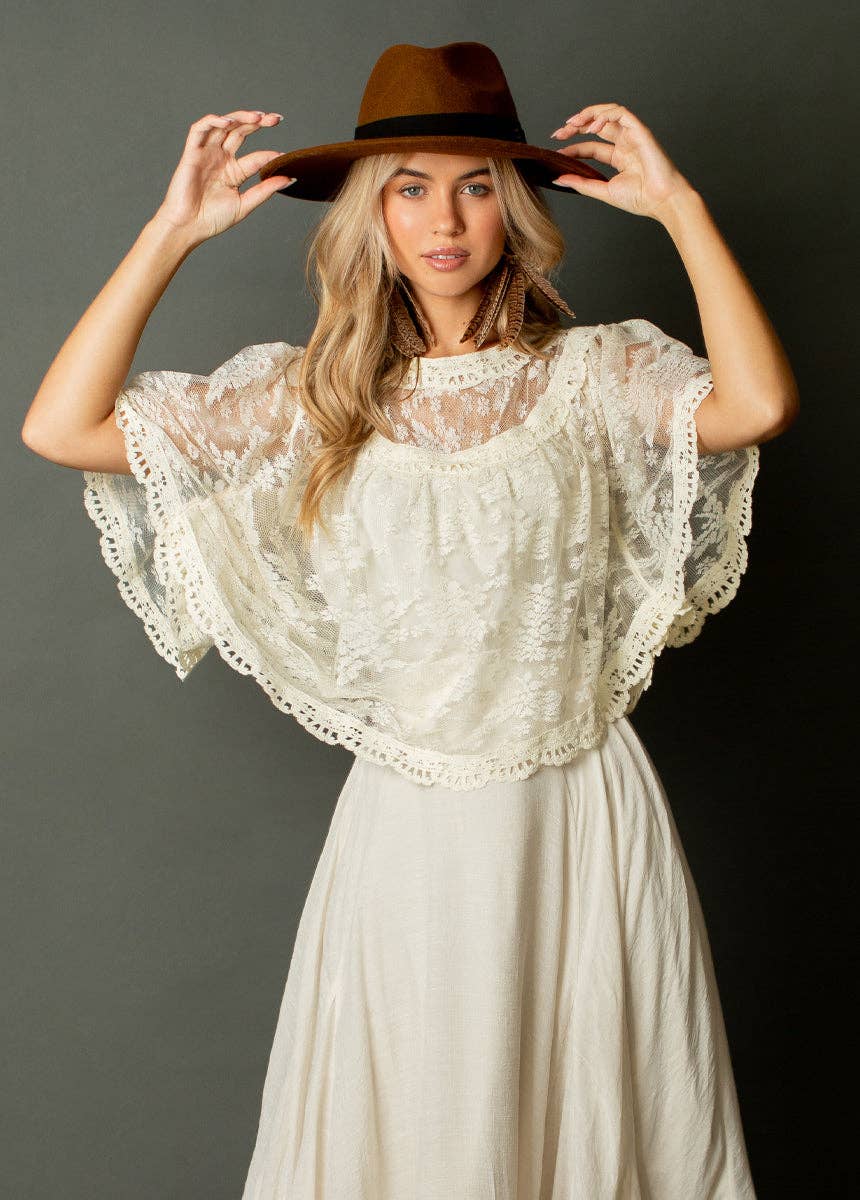 Joyfolie - Women's Erica Top in Cream