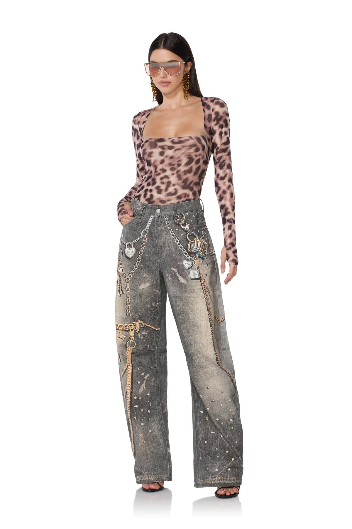 AFRM - Ines Top - Warmth Leopard