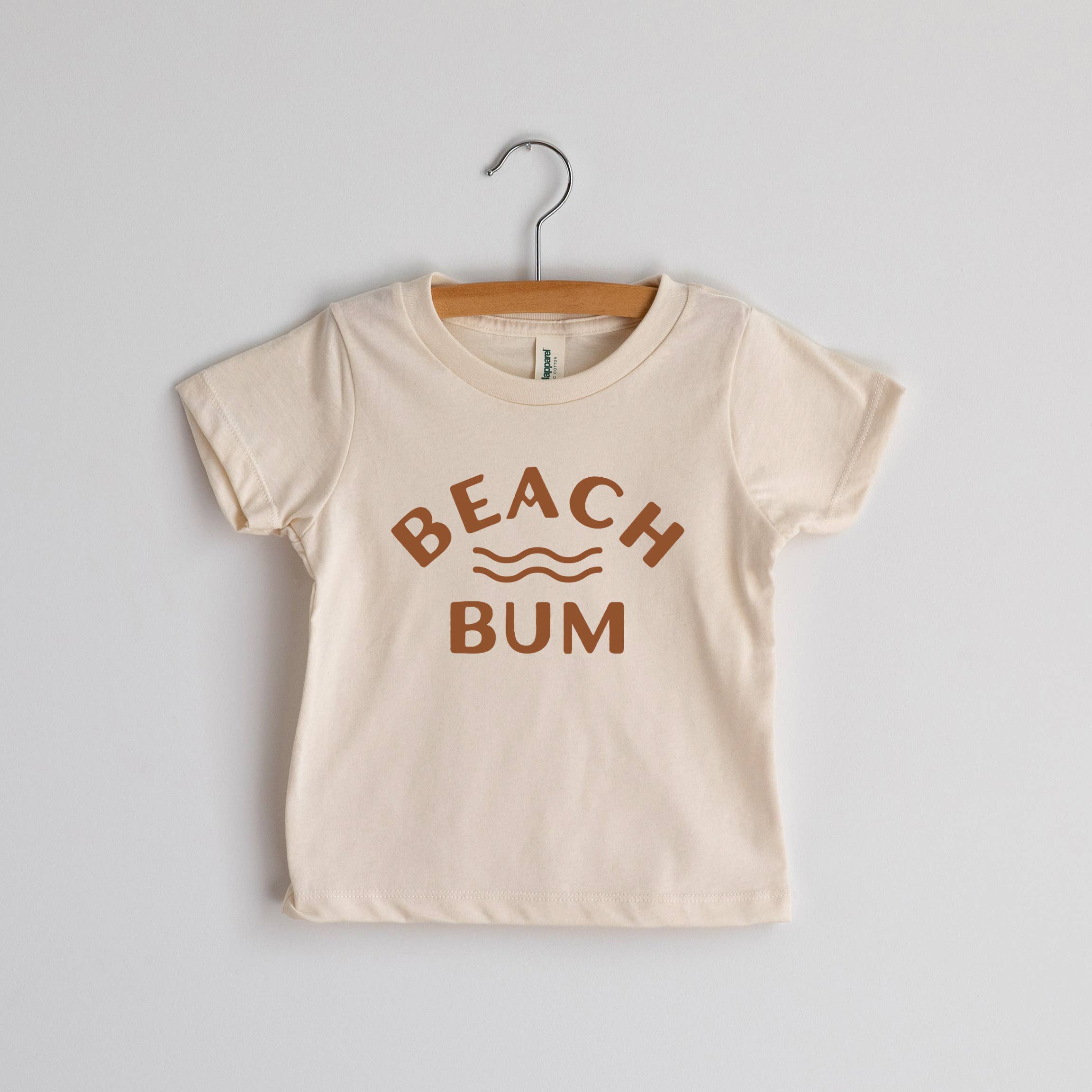 Gladfolk - Beach Bum Cream Organic Baby & Kids Tee 
• Camel Ink