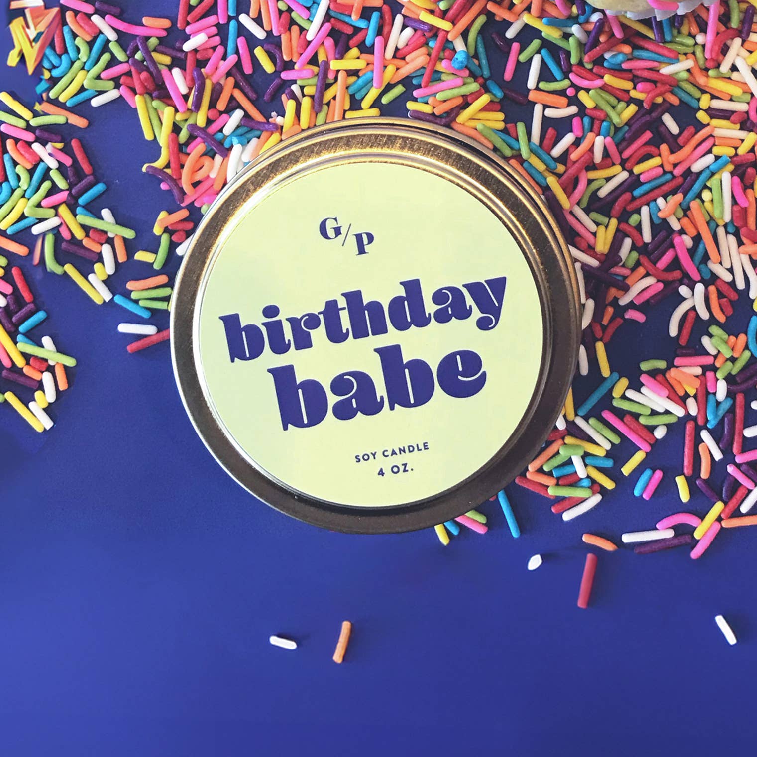 GP Candle Co. - Birthday Babe Just Because 4 oz. Candle Tin