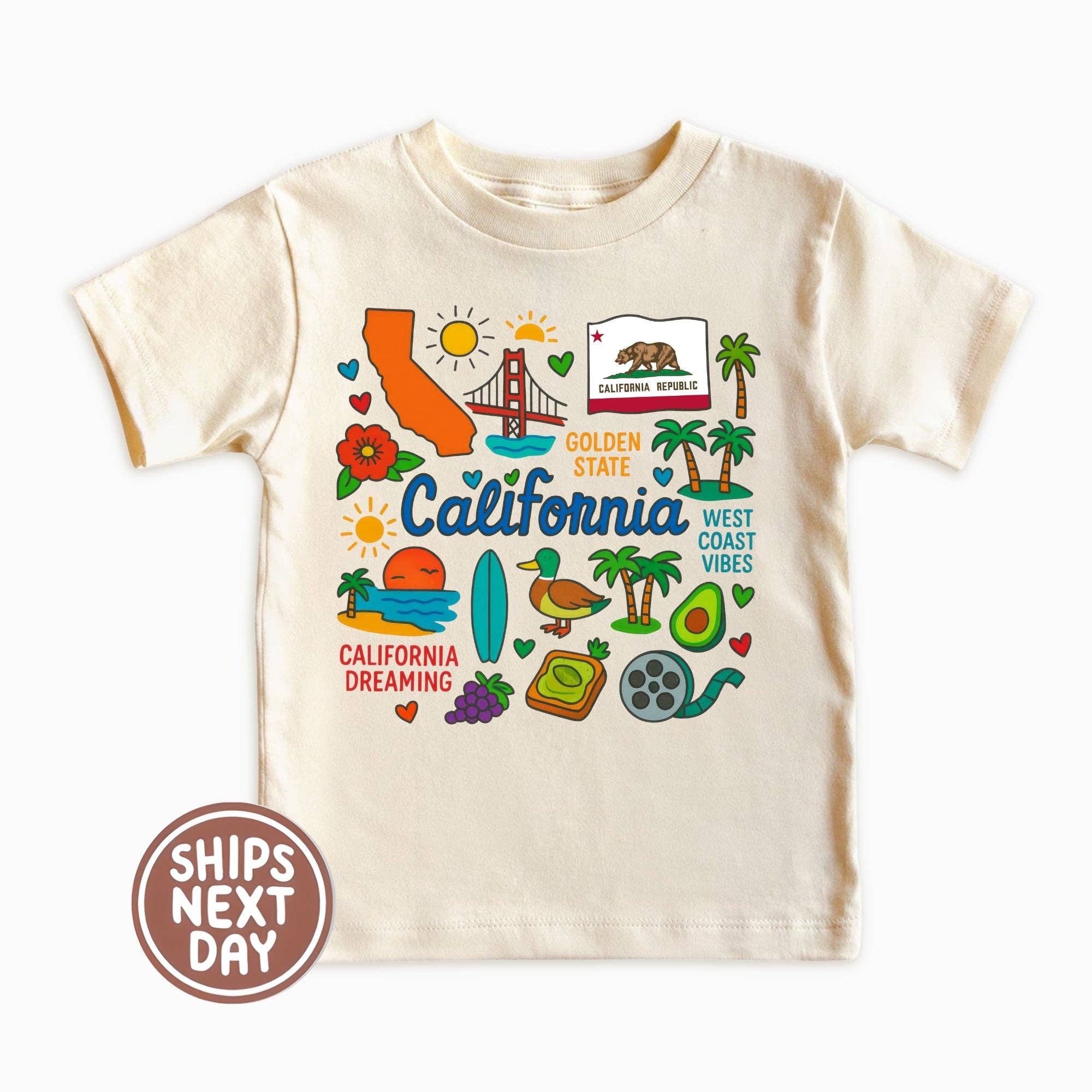 EnjoyMyDesign - California Kids Sweatshirt – Golden State Icons